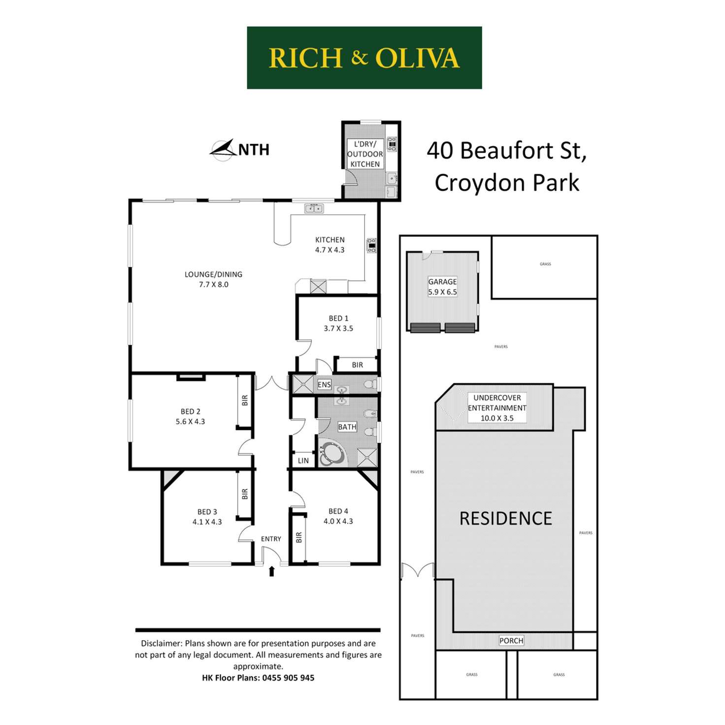 Floorplan of Homely house listing, 40 Beaufort Street, Croydon Park NSW 2133