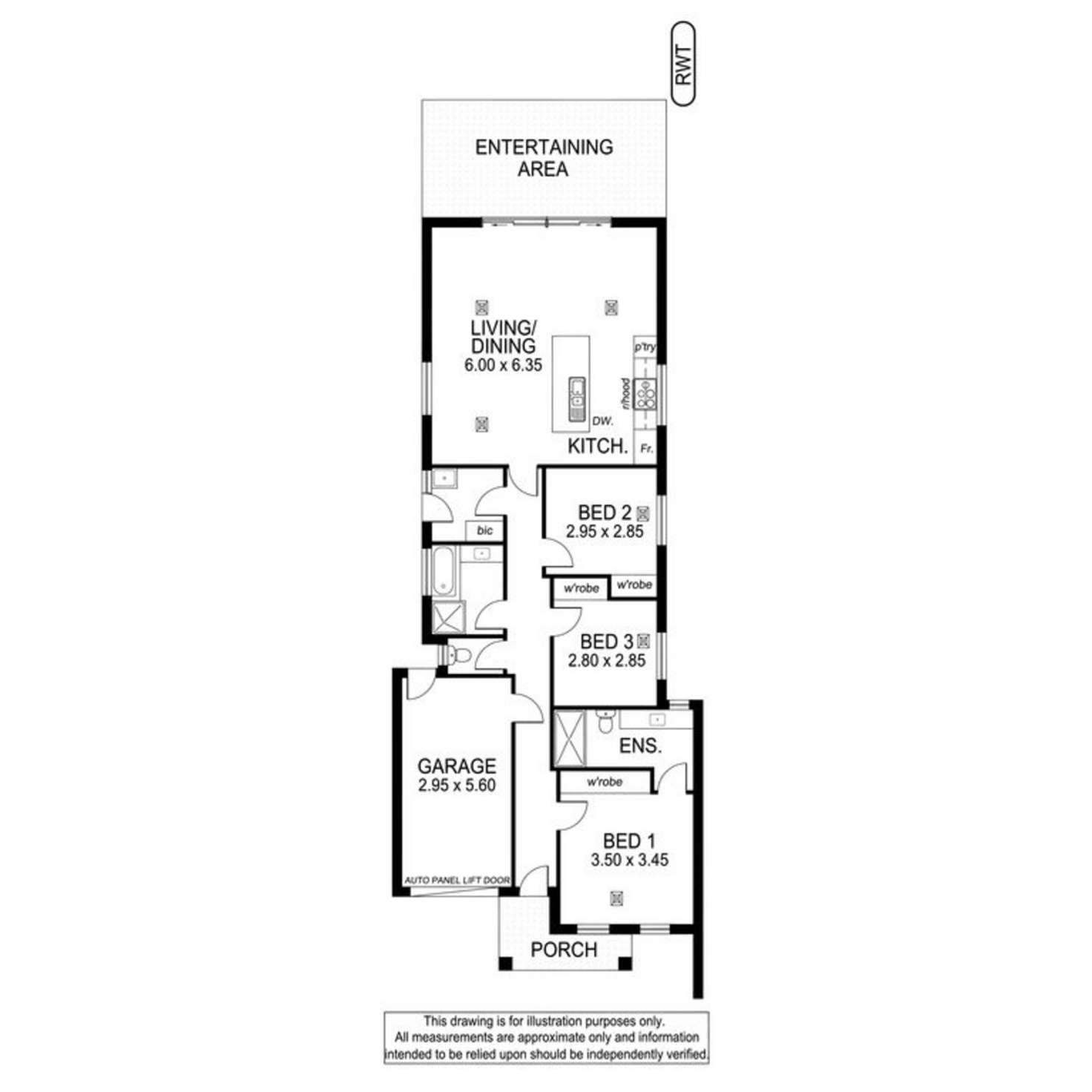 Floorplan of Homely house listing, 34A Ralph Street, Sturt SA 5047