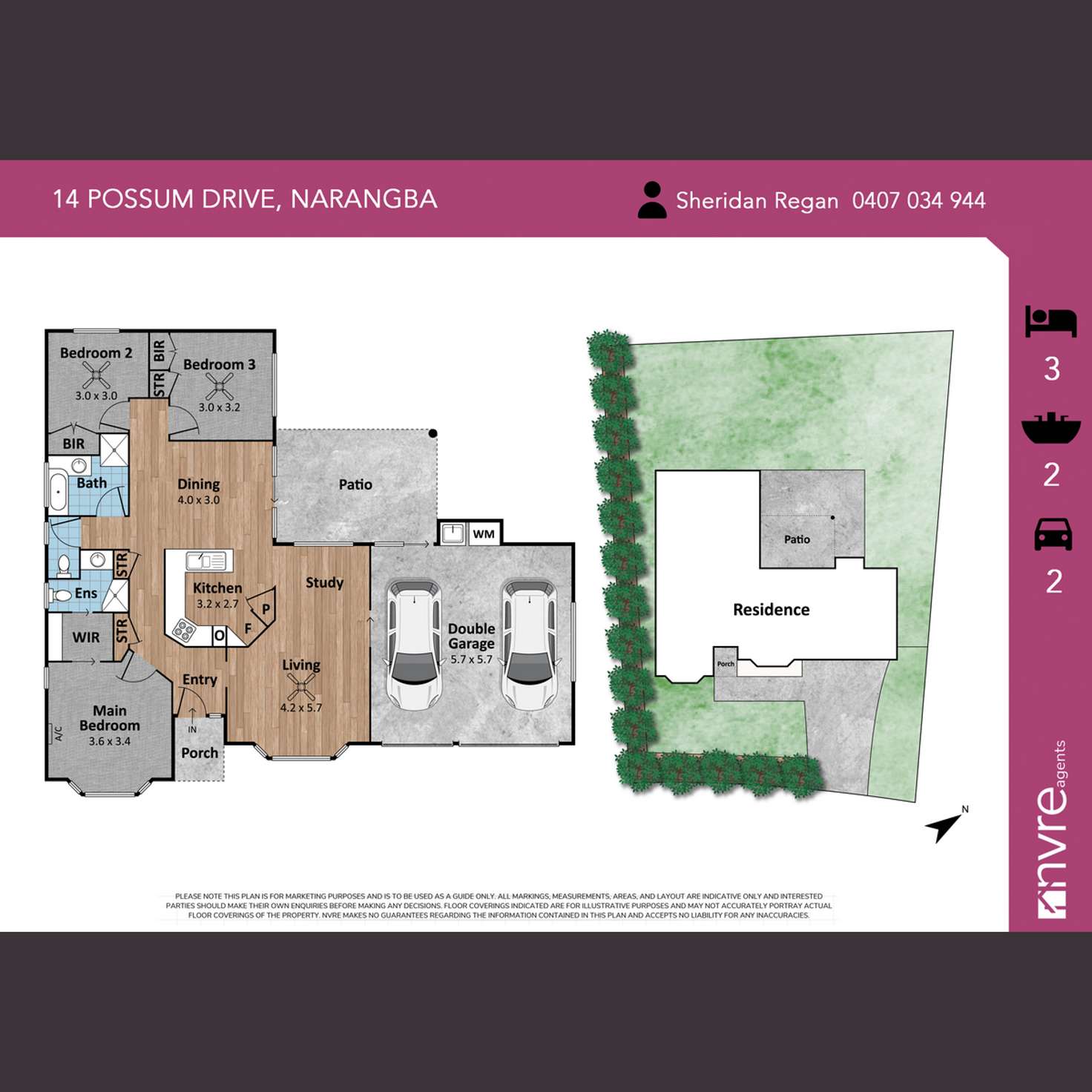 Floorplan of Homely house listing, 14 Possum Drive, Narangba QLD 4504