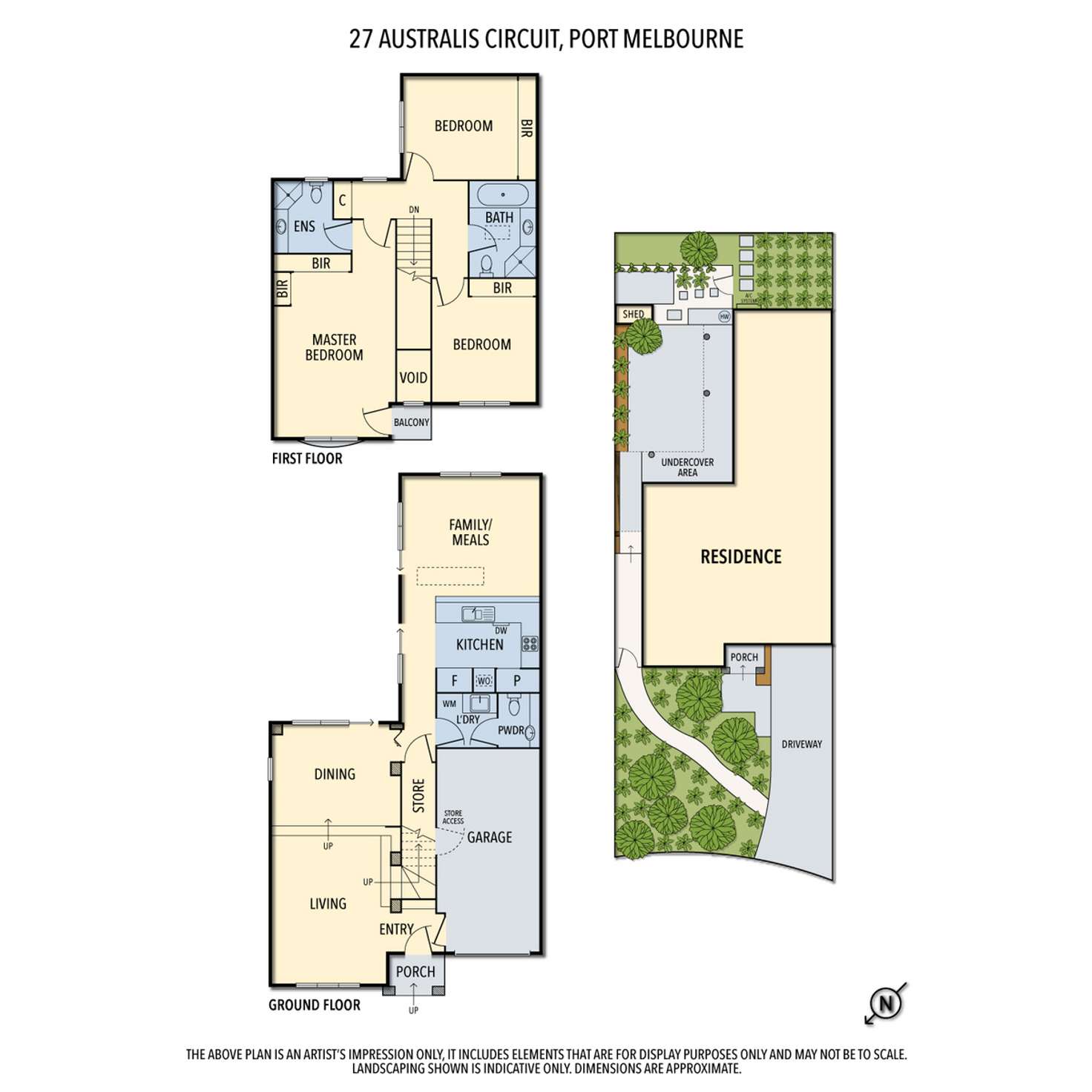 Floorplan of Homely house listing, 27 Australis Circuit, Port Melbourne VIC 3207