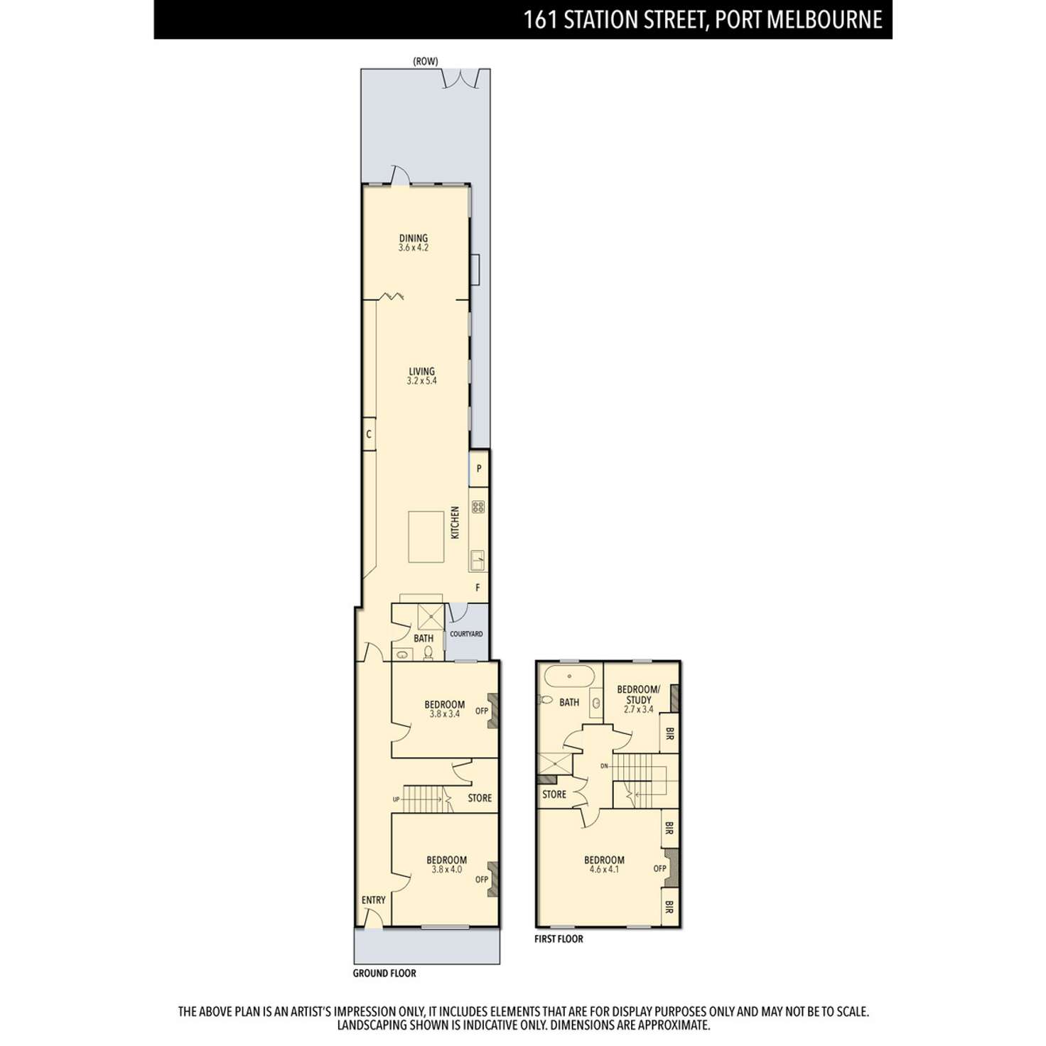 Floorplan of Homely house listing, 161 Station Street, Port Melbourne VIC 3207