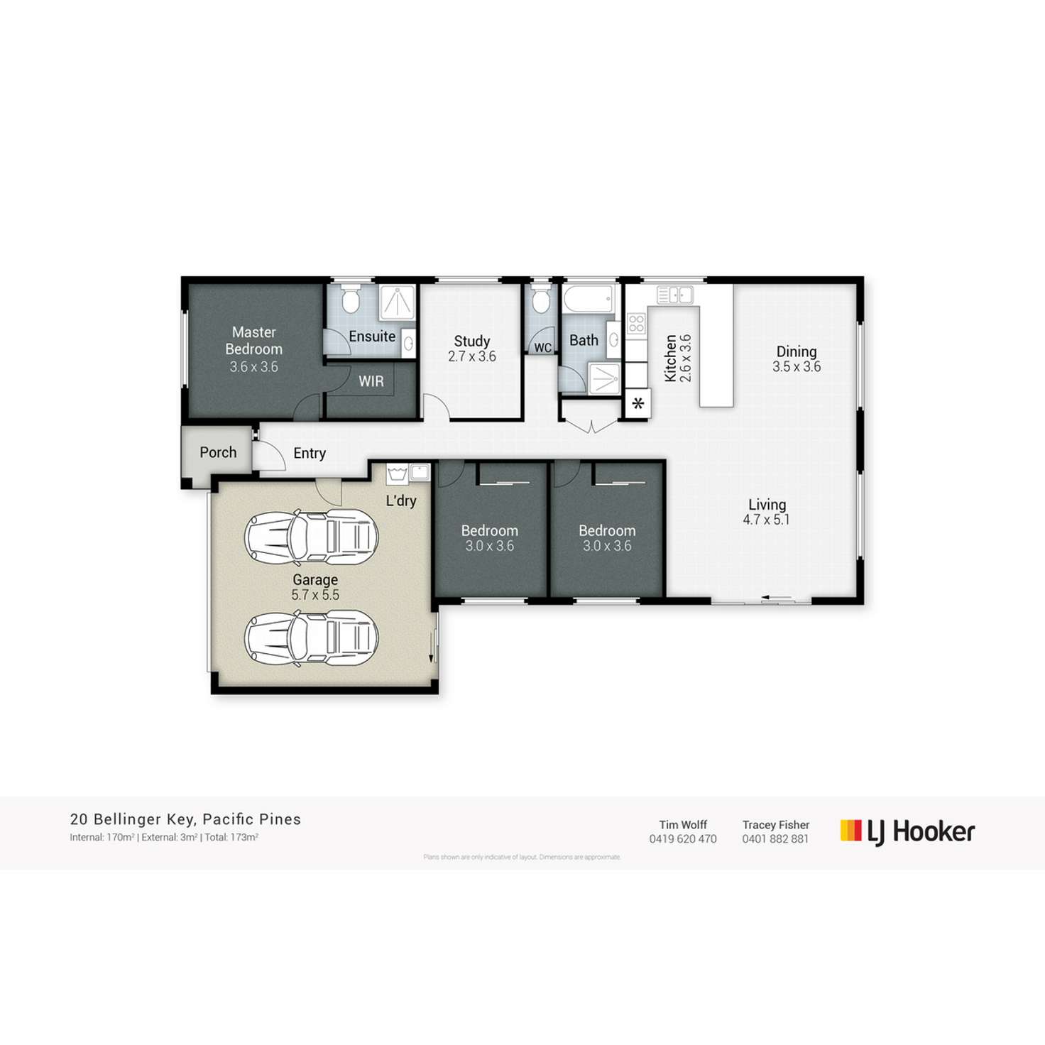 Floorplan of Homely house listing, 20 Bellinger Key, Pacific Pines QLD 4211