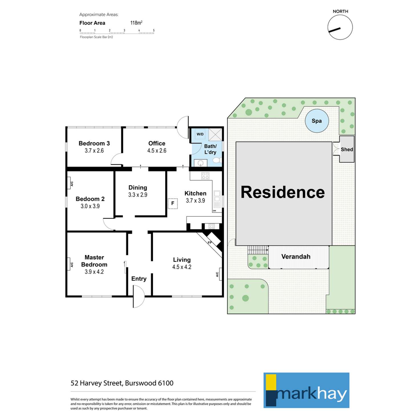 Floorplan of Homely house listing, 52 Harvey Street, Burswood WA 6100