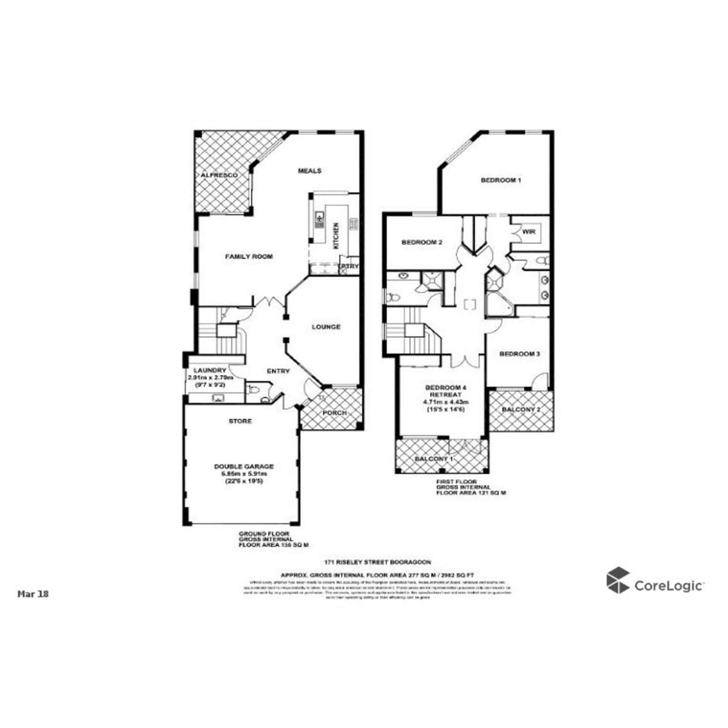 Floorplan of Homely house listing, 171B Riseley Street, Booragoon WA 6154