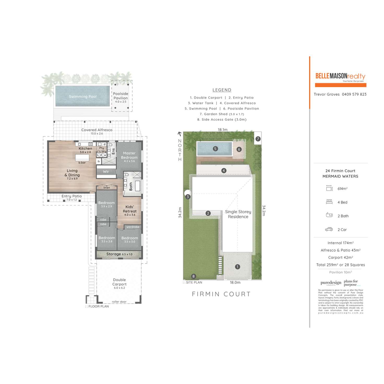 Floorplan of Homely house listing, 24 Firmin Court, Mermaid Waters QLD 4218