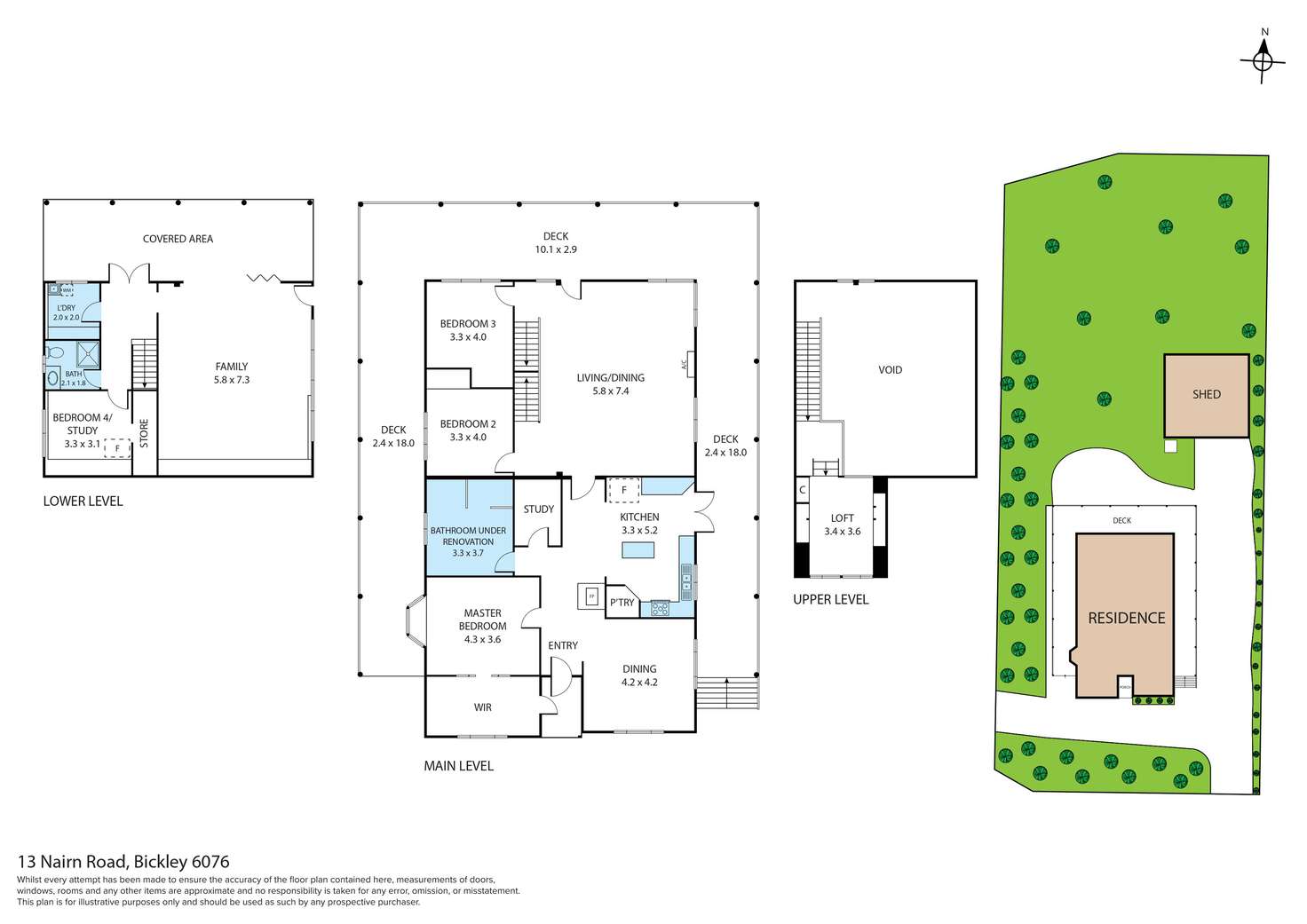 Floorplan of Homely house listing, 13 Nairn Road, Bickley WA 6076