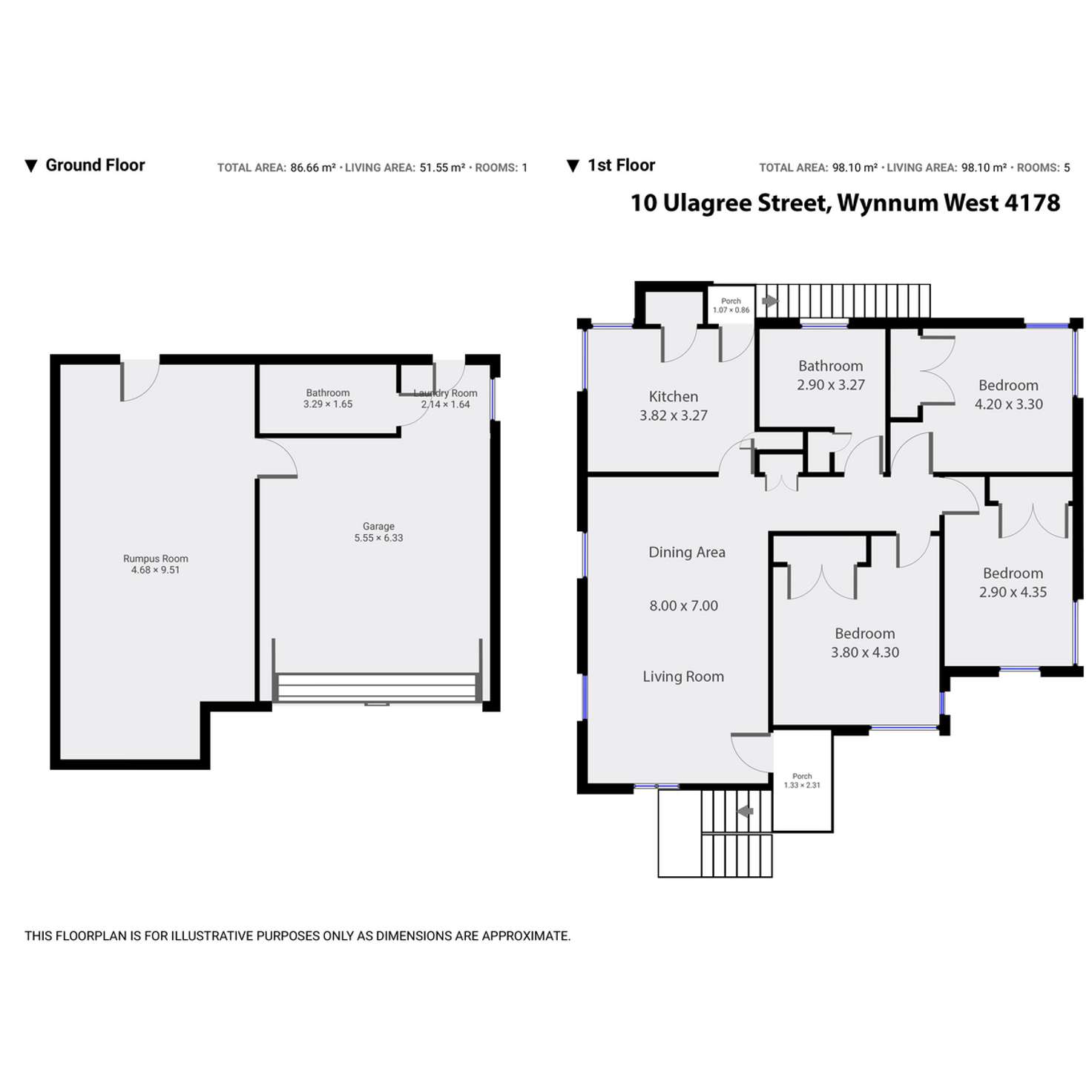Floorplan of Homely house listing, 10 Ulagree Street, Wynnum West QLD 4178