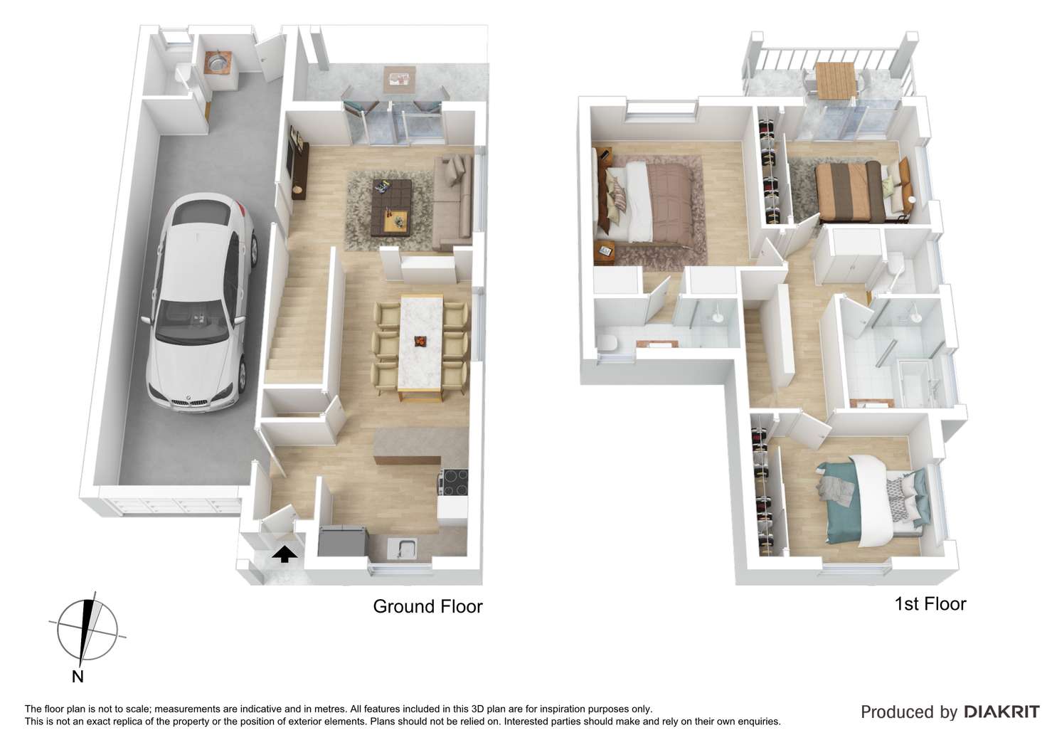 Floorplan of Homely townhouse listing, 14/99 Bunya Road, Everton Hills QLD 4053
