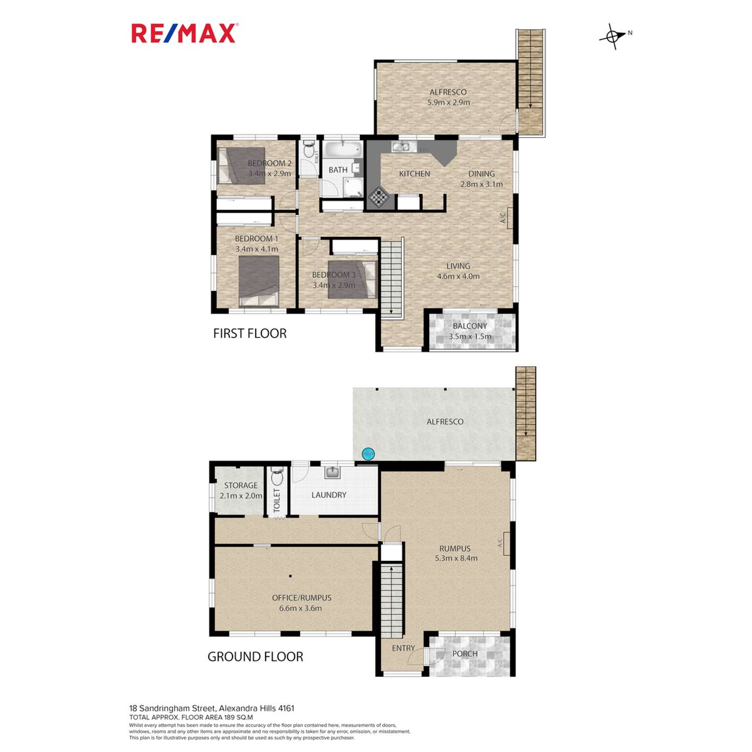 Floorplan of Homely house listing, 18 Sandringham  Street, Alexandra Hills QLD 4161