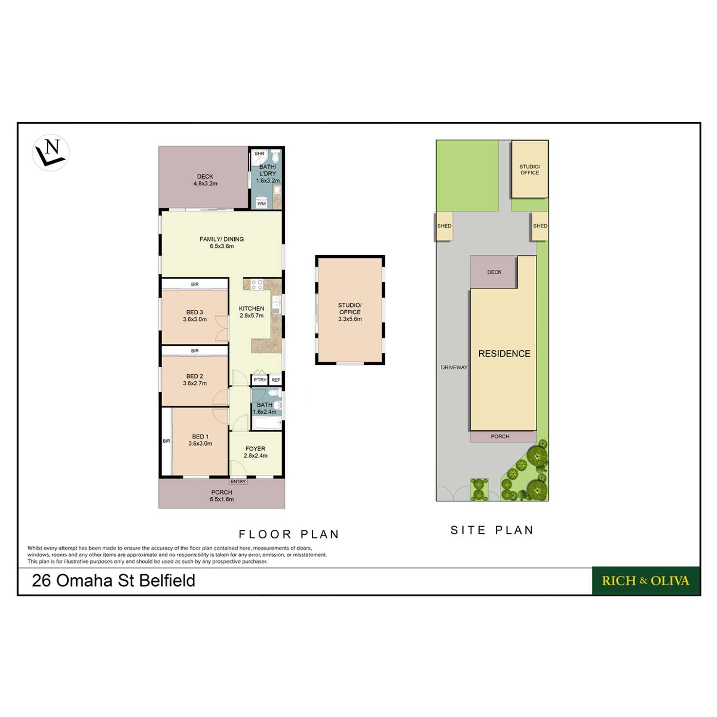 Floorplan of Homely house listing, 26 Omaha Street, Belfield NSW 2191