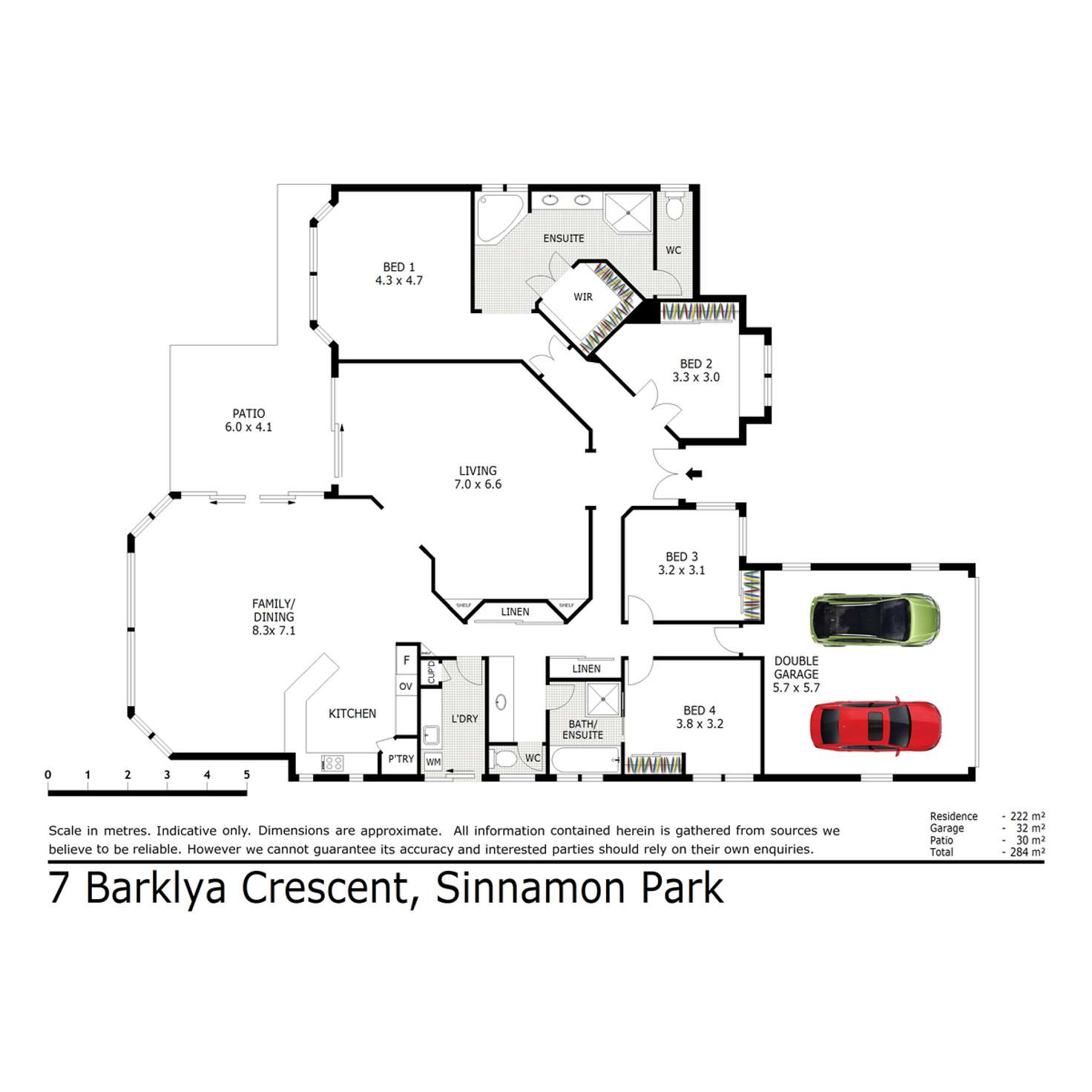 Floorplan of Homely house listing, 22 Barklya Crescent, Sinnamon Park QLD 4073