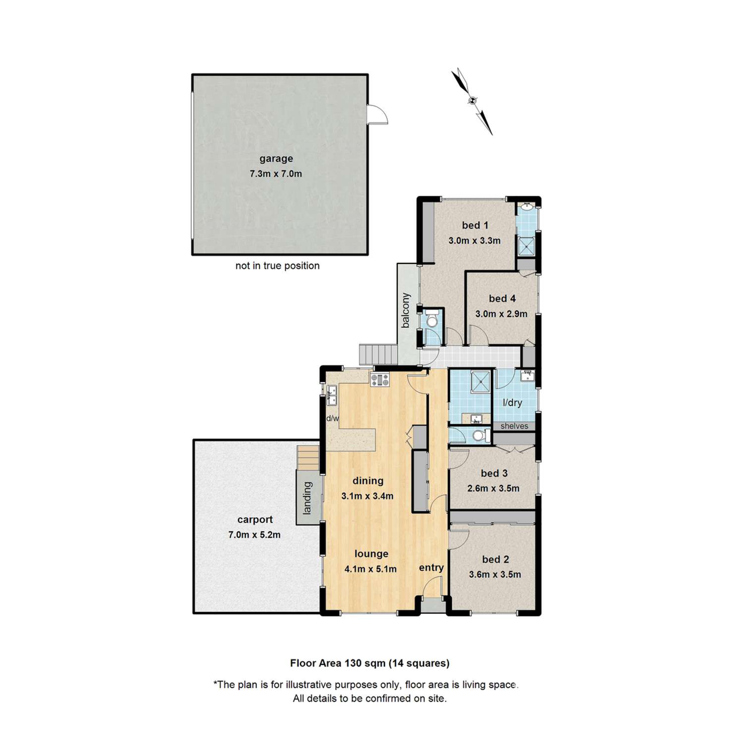 Floorplan of Homely house listing, 27 Caroline Avenue, Cockatoo VIC 3781