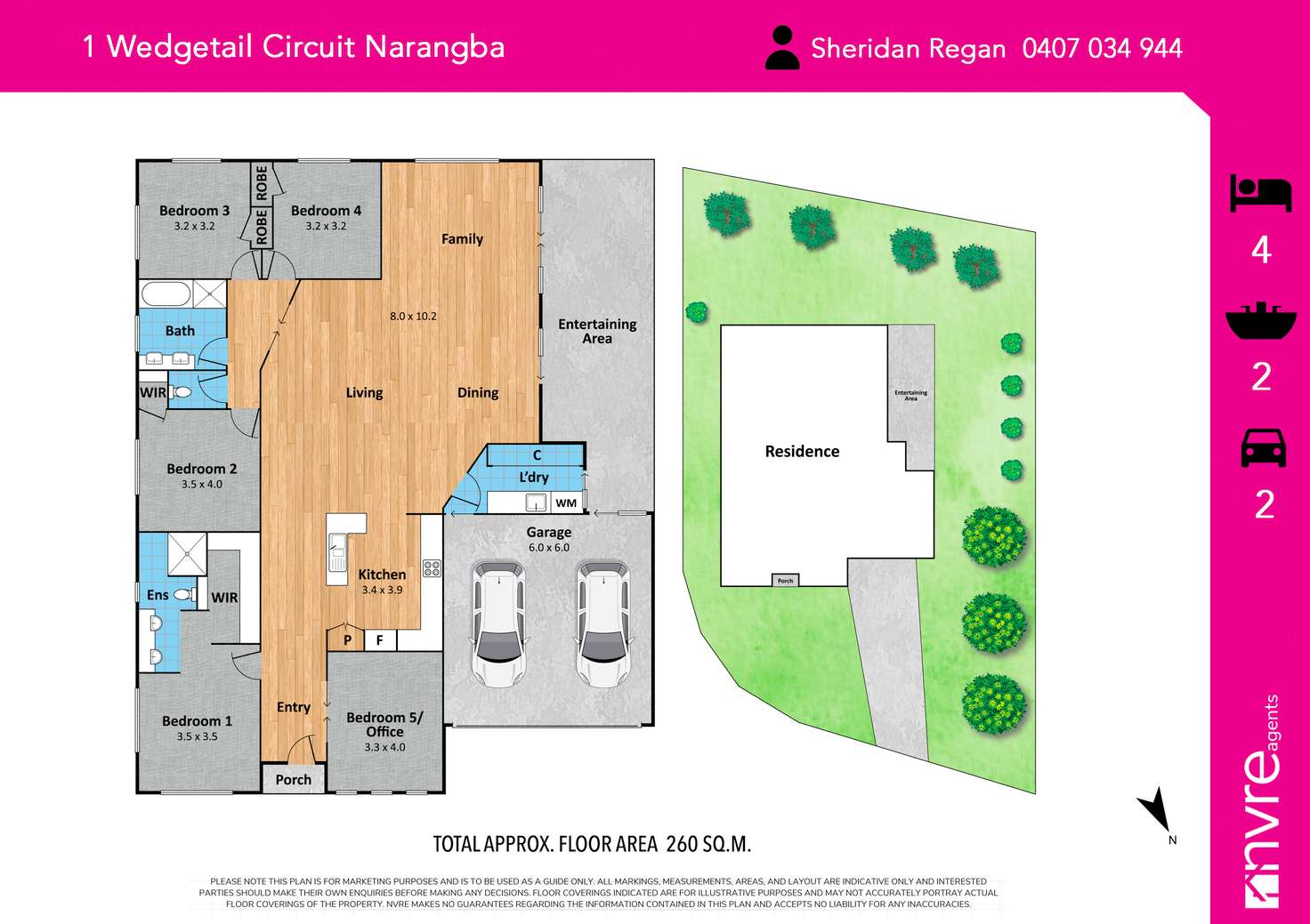 Floorplan of Homely house listing, 1 Wedgetail Circuit, Narangba QLD 4504