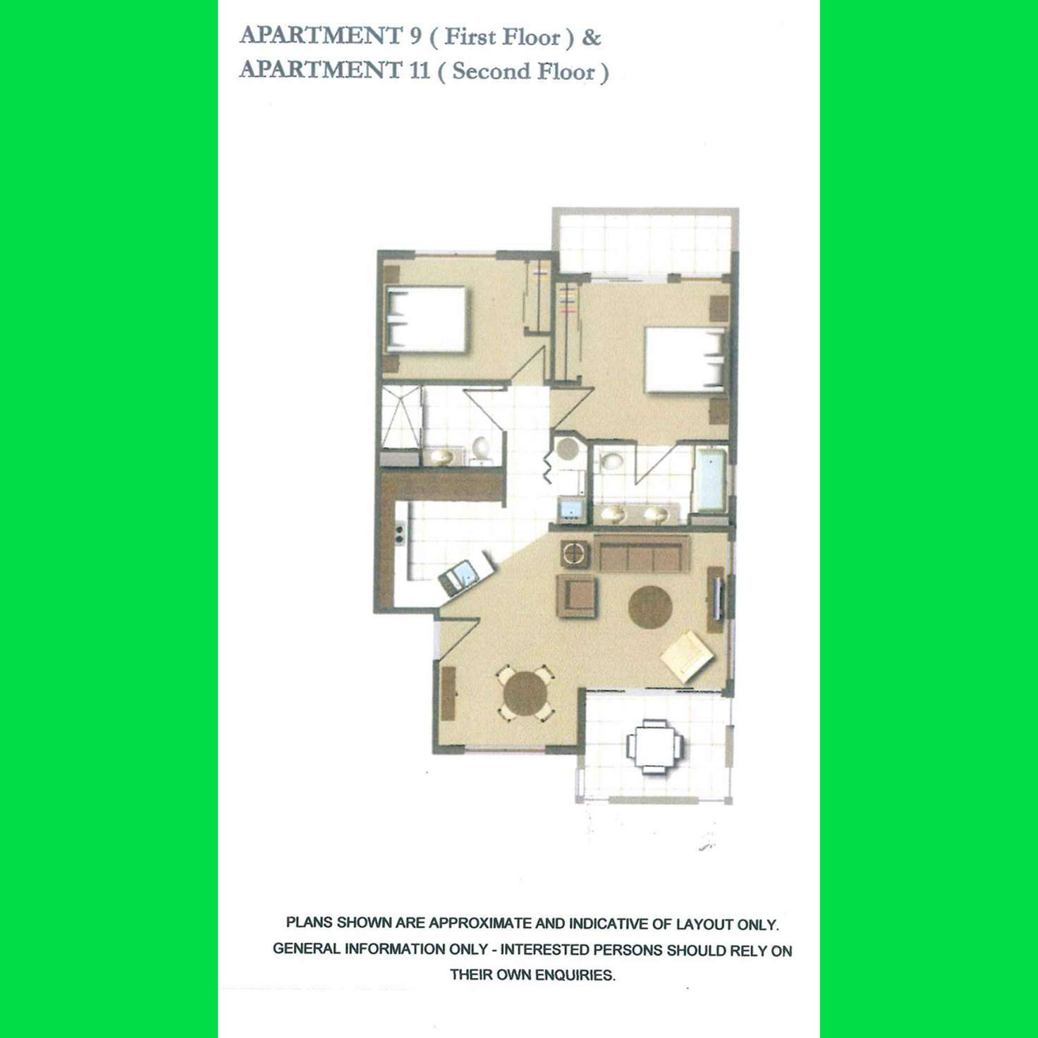 Floorplan of Homely apartment listing, 11/15-17 Clark Street, Biggera Waters QLD 4216