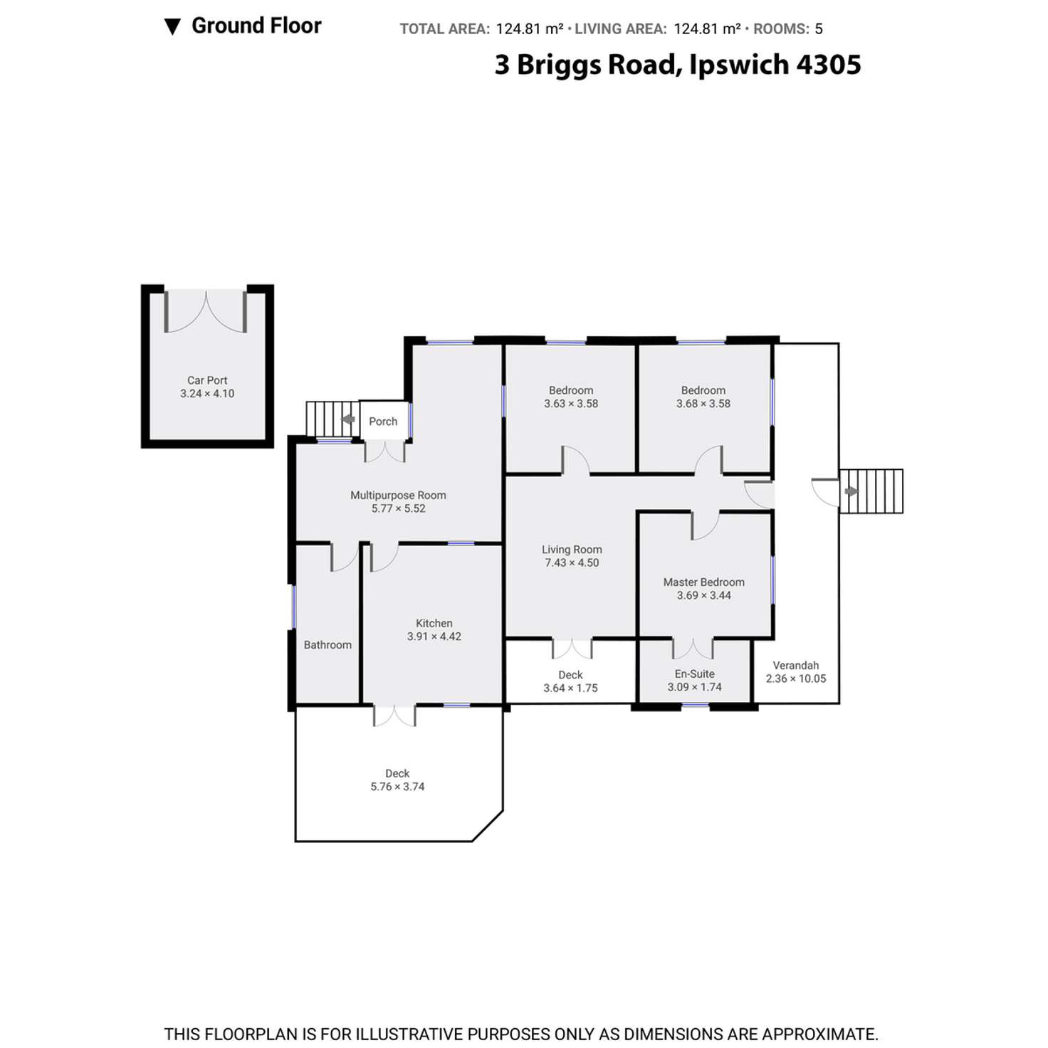 Floorplan of Homely house listing, 3 Briggs Road, Ipswich QLD 4305