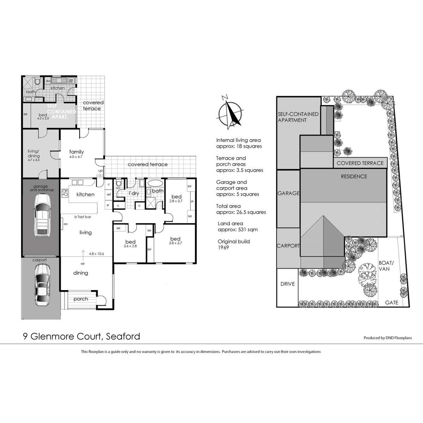 Floorplan of Homely house listing, 9 Glenmore Court, Seaford VIC 3198