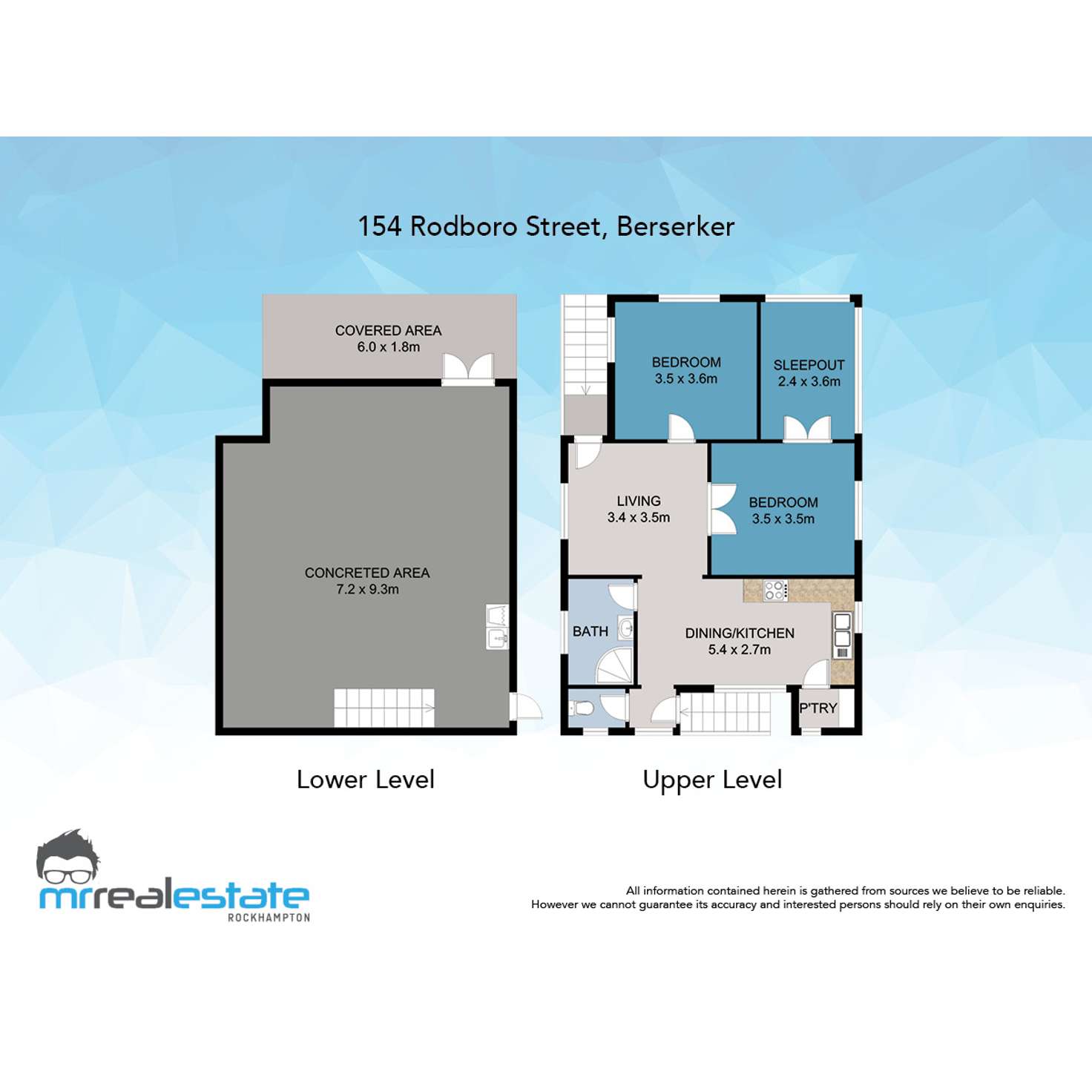 Floorplan of Homely house listing, 154 Rodboro Street, Berserker QLD 4701