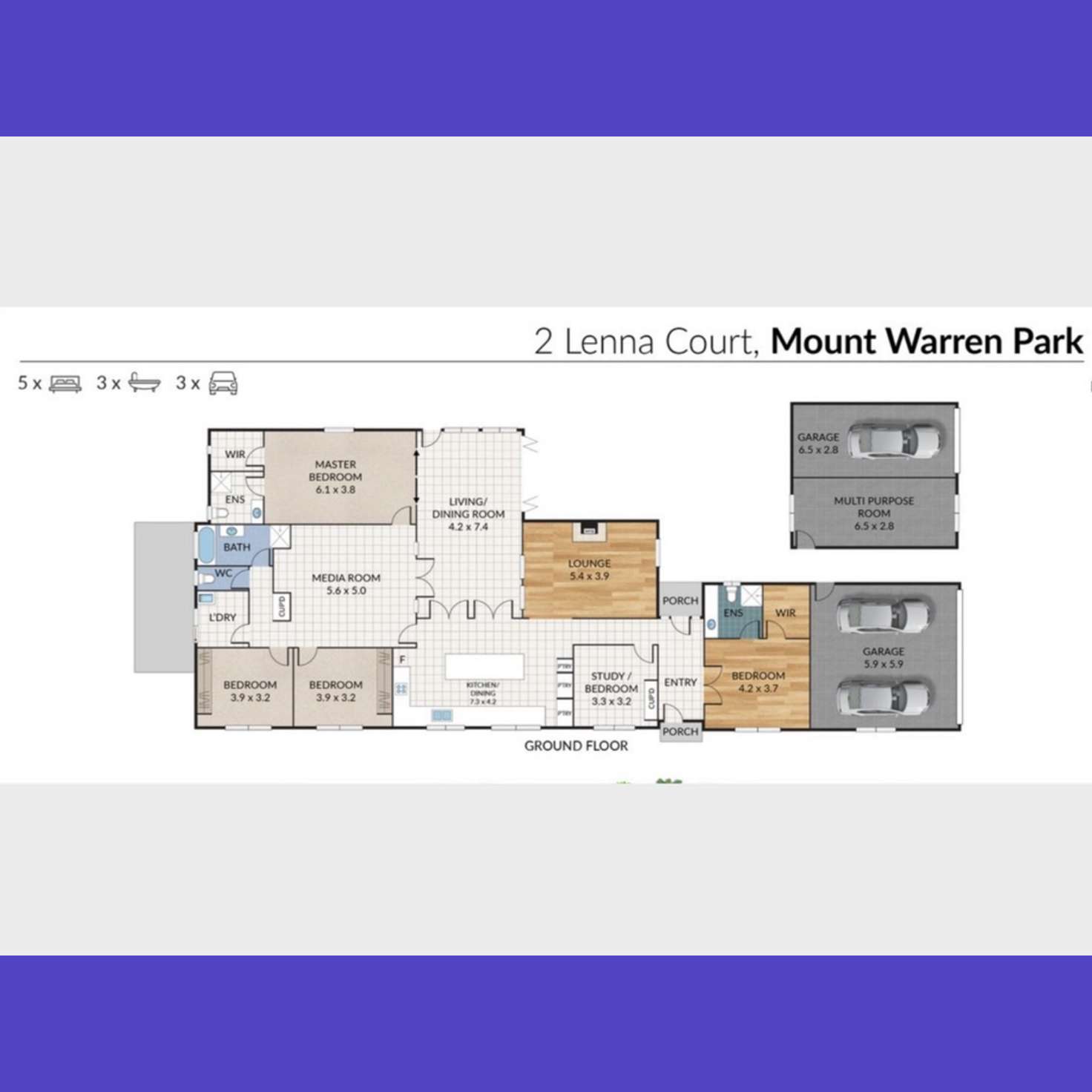 Floorplan of Homely house listing, 2 Lenna Court, Mount Warren Park QLD 4207