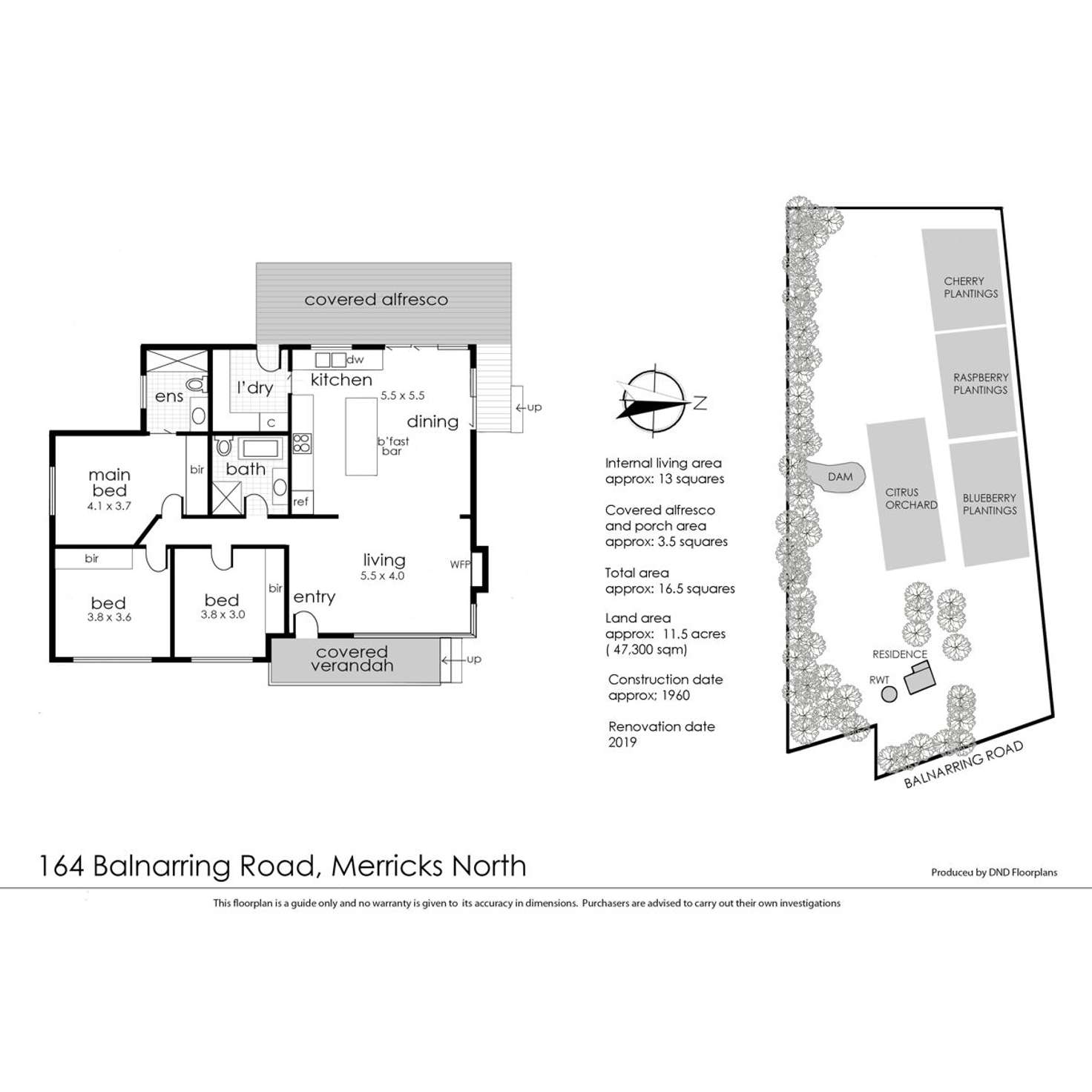 Floorplan of Homely house listing, 164 Balnarring Road, Merricks North VIC 3926