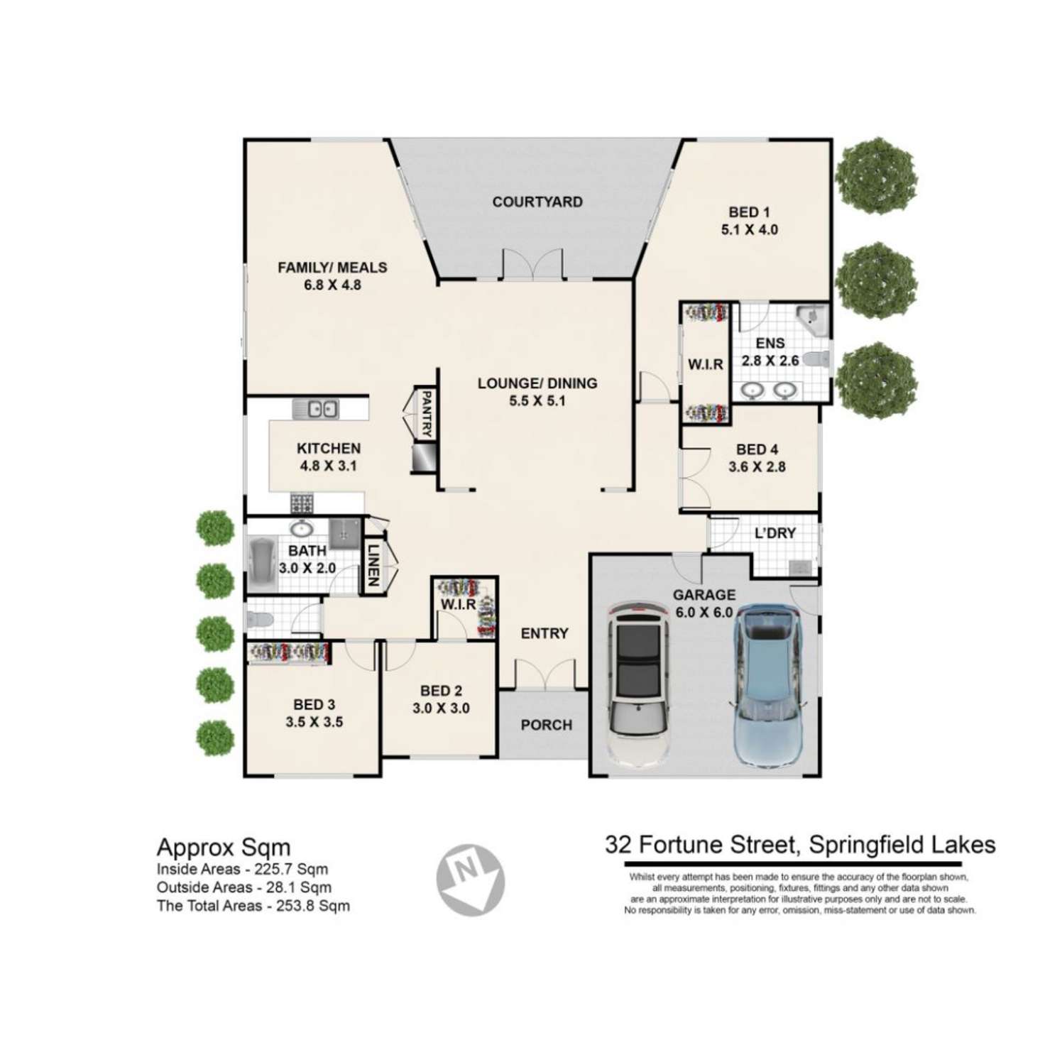 Floorplan of Homely house listing, 32 Fortune Street, Springfield Lakes QLD 4300