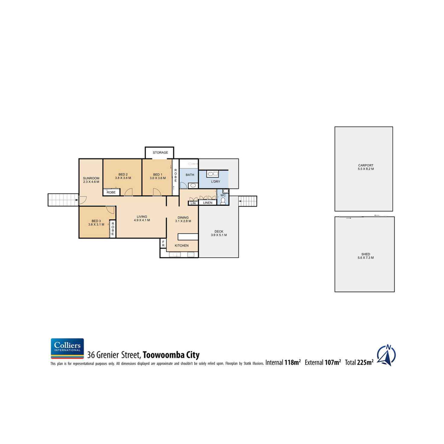 Floorplan of Homely house listing, 36 Grenier Street, Toowoomba City QLD 4350