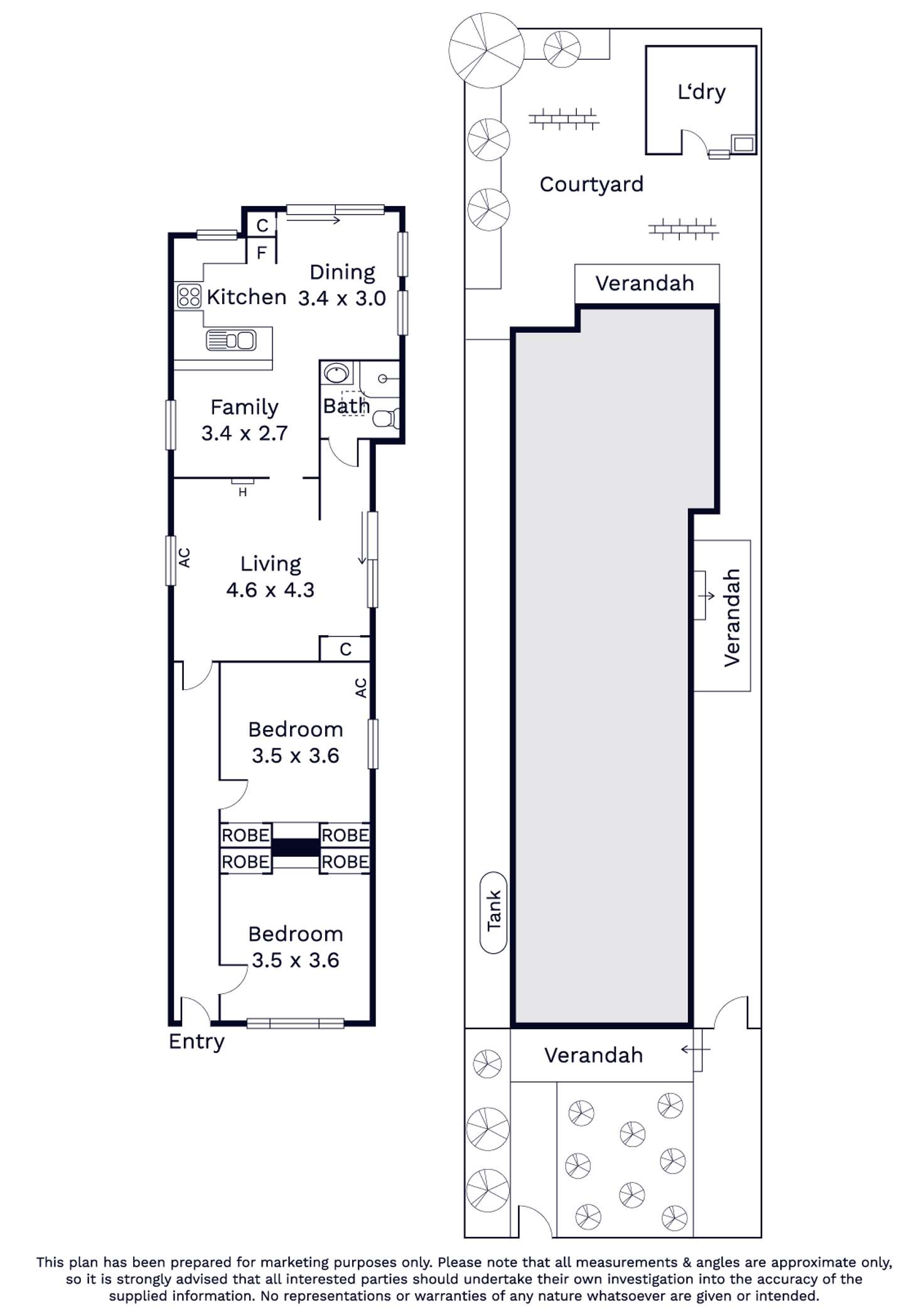 Floorplan of Homely house listing, 60 Collett Street, Kensington VIC 3031