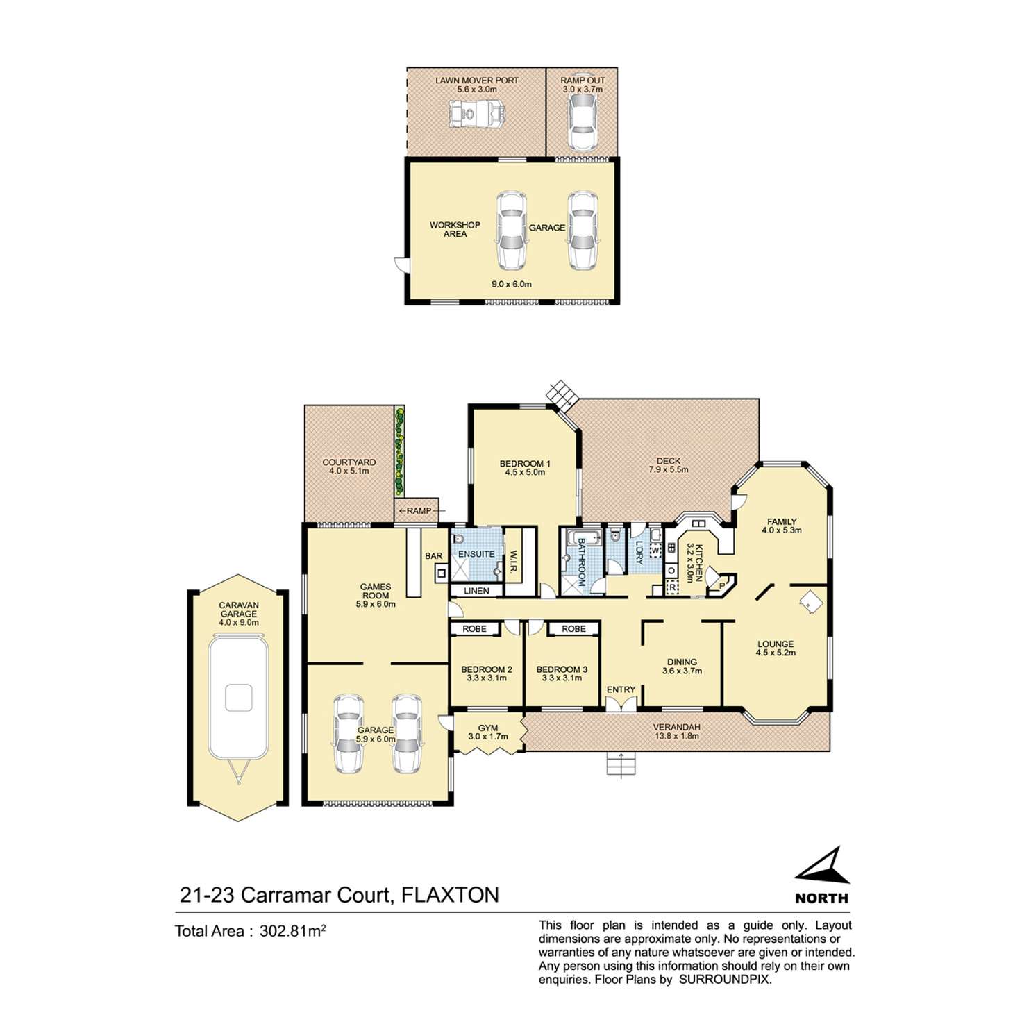 Floorplan of Homely house listing, 21-23 Carramar Court, Flaxton QLD 4560