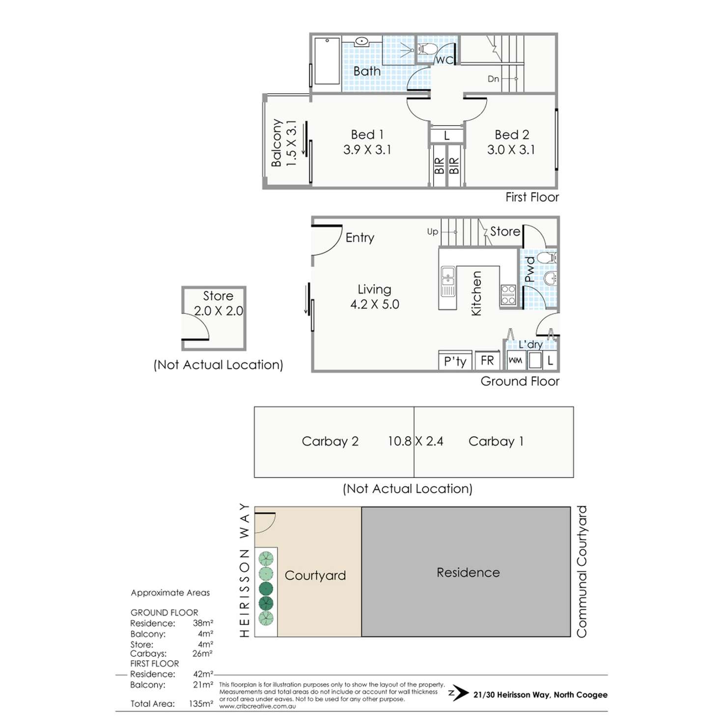 Floorplan of Homely apartment listing, 21/30 Heirisson Way, North Coogee WA 6163