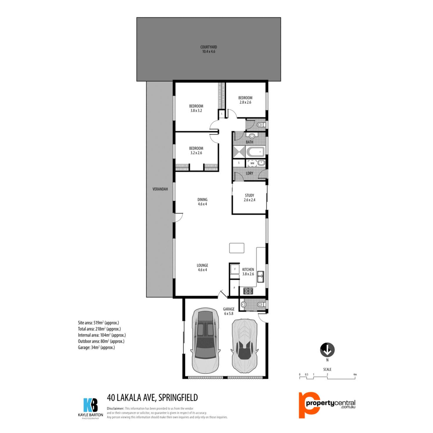 Floorplan of Homely house listing, 40 Lakala Avenue, Springfield NSW 2250