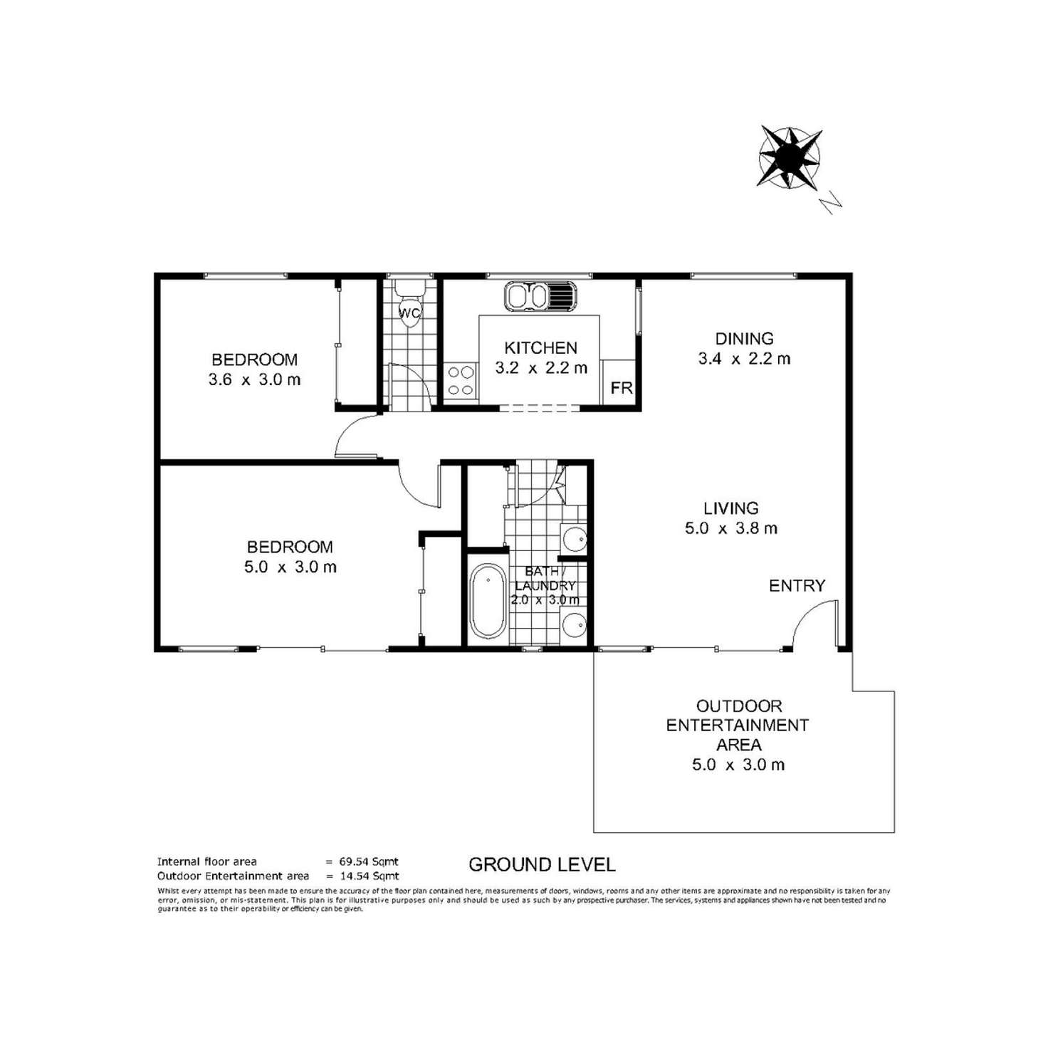 Floorplan of Homely unit listing, 37/2 Benjamin Street, Mount Lofty QLD 4350