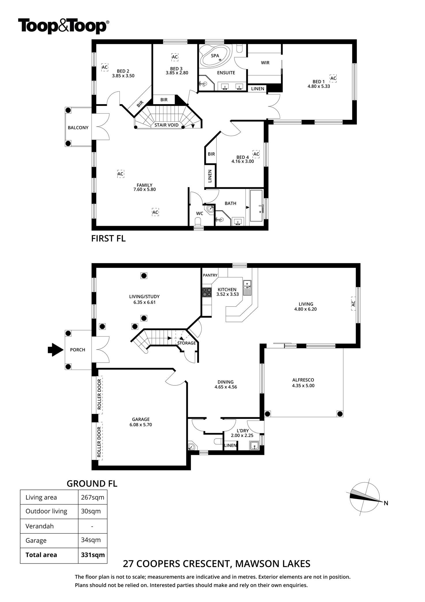 Floorplan of Homely house listing, 27 Coopers Crescent, Mawson Lakes SA 5095