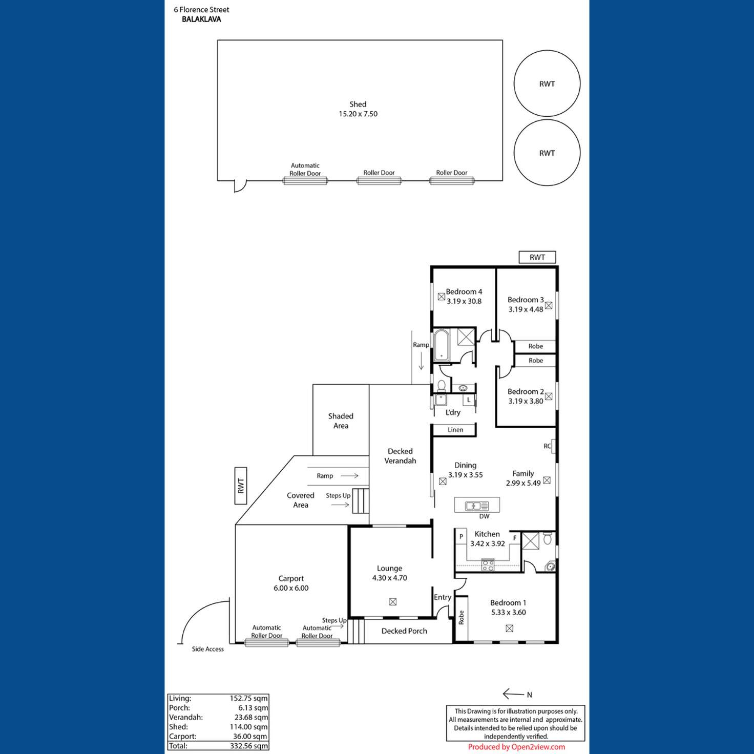 Floorplan of Homely house listing, 6 Florence Street, Balaklava SA 5461