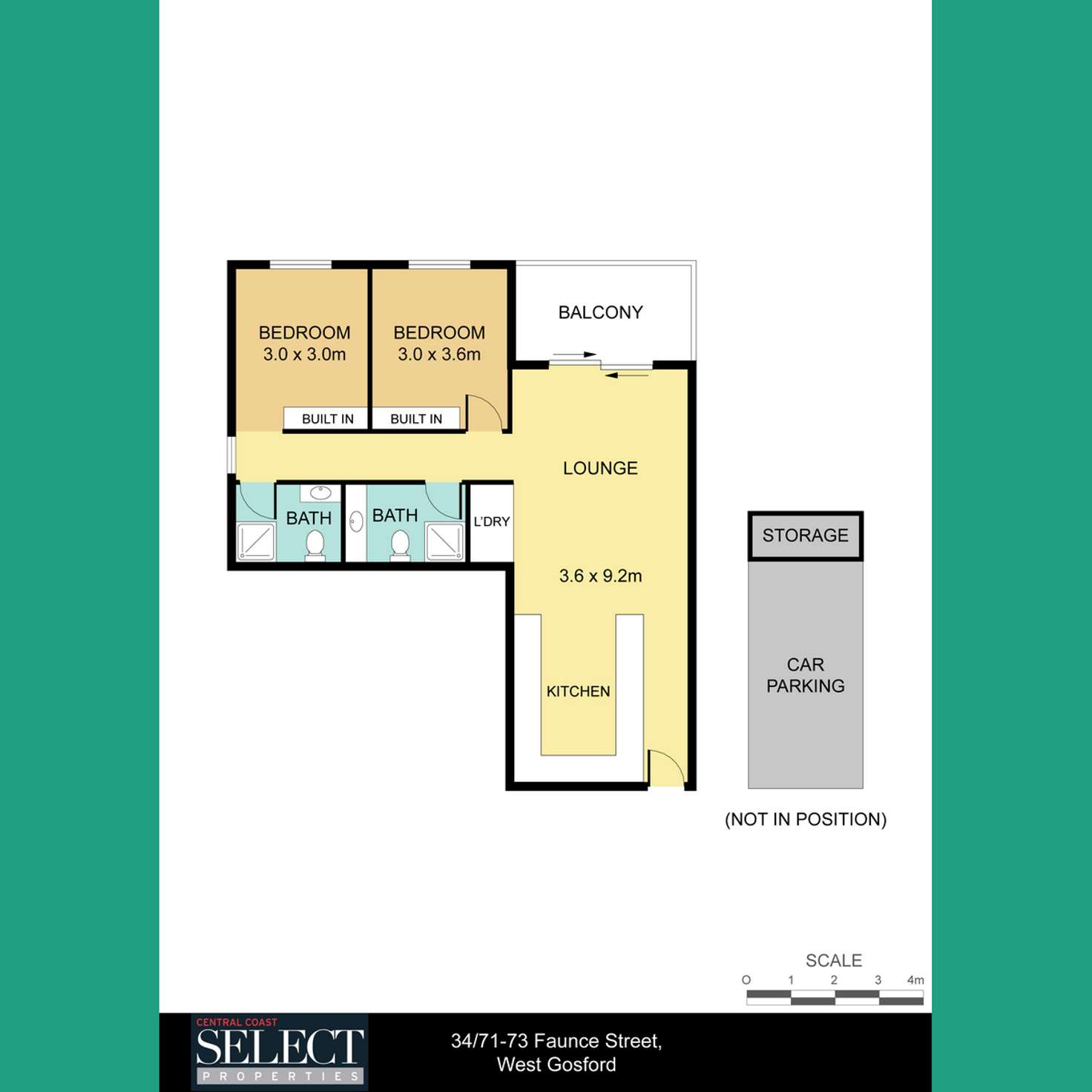 Floorplan of Homely apartment listing, 34/71-73 Faunce Street West, Gosford NSW 2250