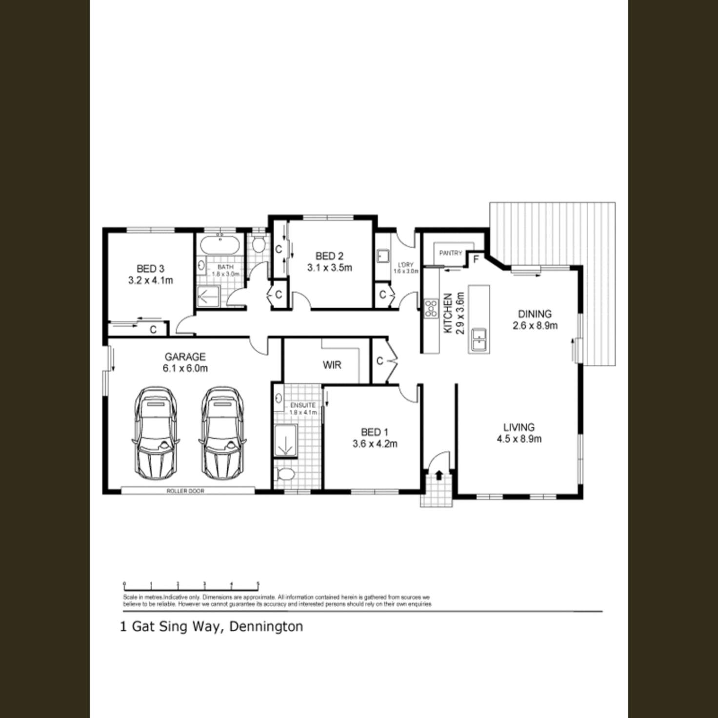 Floorplan of Homely house listing, 1 Gat Sing Way, Warrnambool VIC 3280