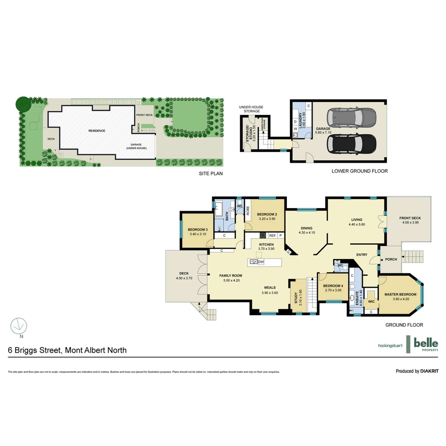 Floorplan of Homely house listing, 6 Briggs Street, Mont Albert North VIC 3129