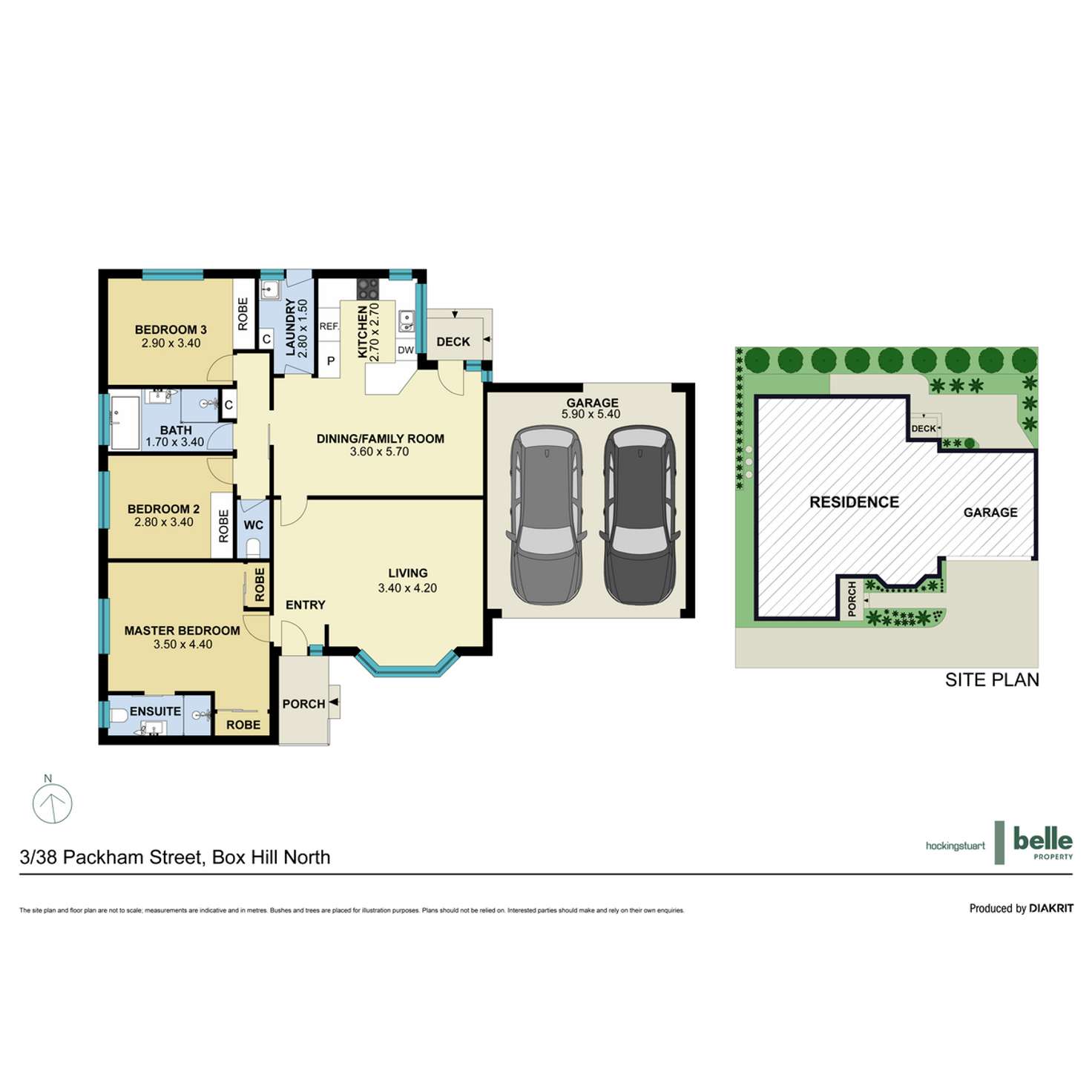 Floorplan of Homely unit listing, 3/38 Packham Street, Box Hill North VIC 3129
