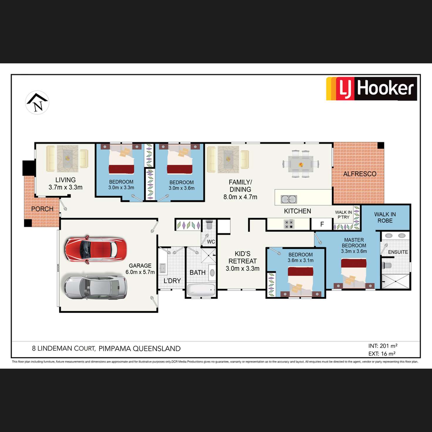 Floorplan of Homely house listing, 8 Lindeman Circuit, Pimpama QLD 4209