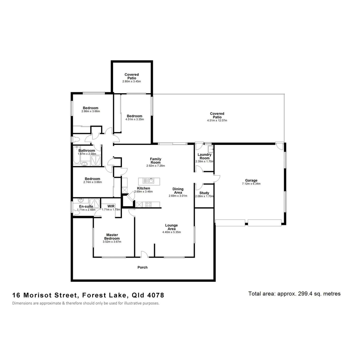 Floorplan of Homely house listing, 16 Morisot Street, Forest Lake QLD 4078