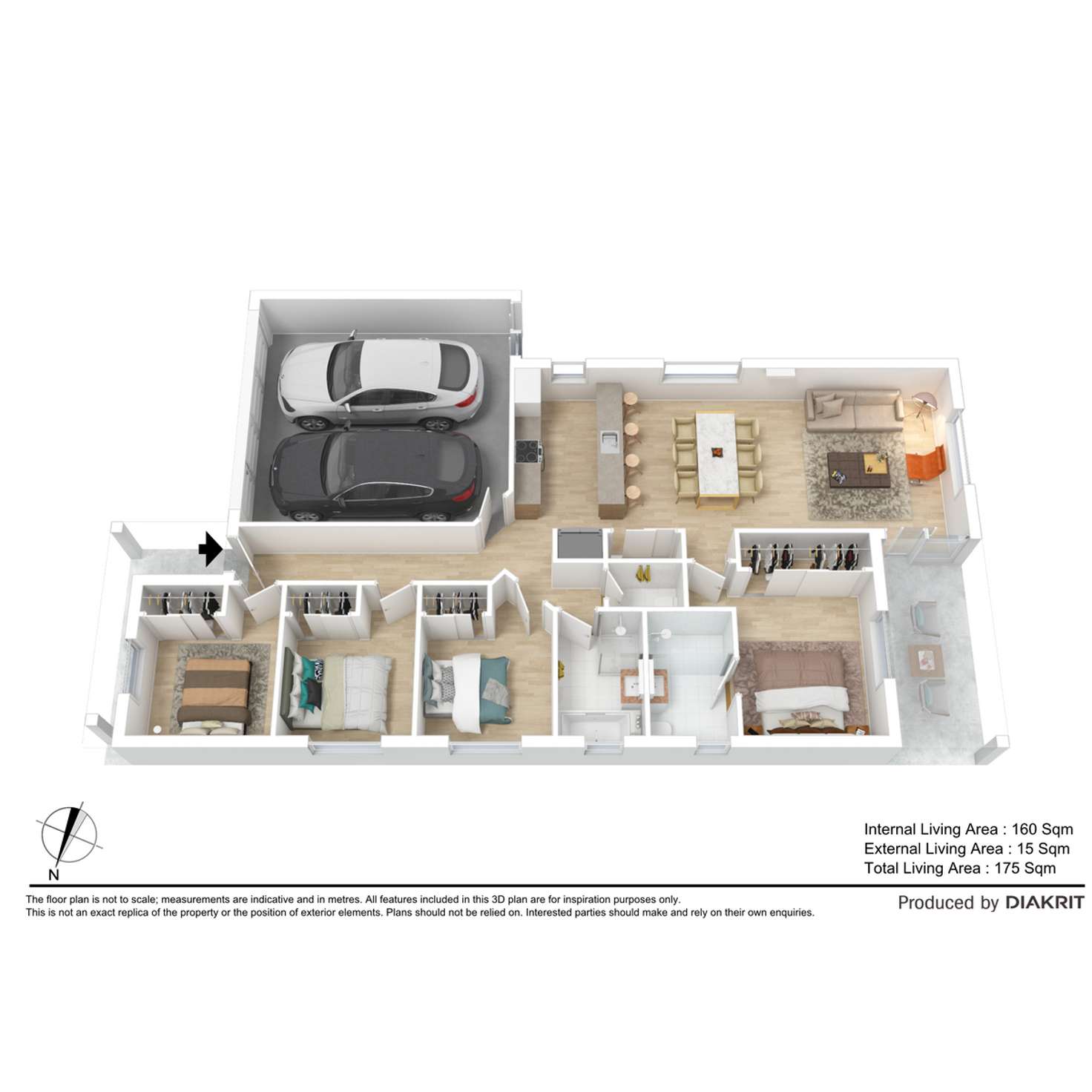 Floorplan of Homely house listing, 47 Denham Crescent, North Lakes QLD 4509