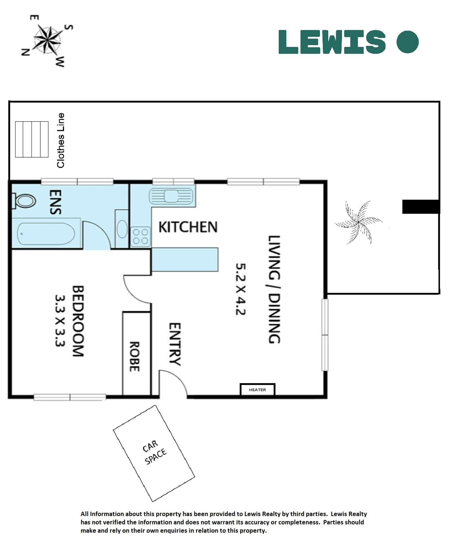 Floorplan of Homely unit listing, 1/264 Hope Street, Brunswick West VIC 3055