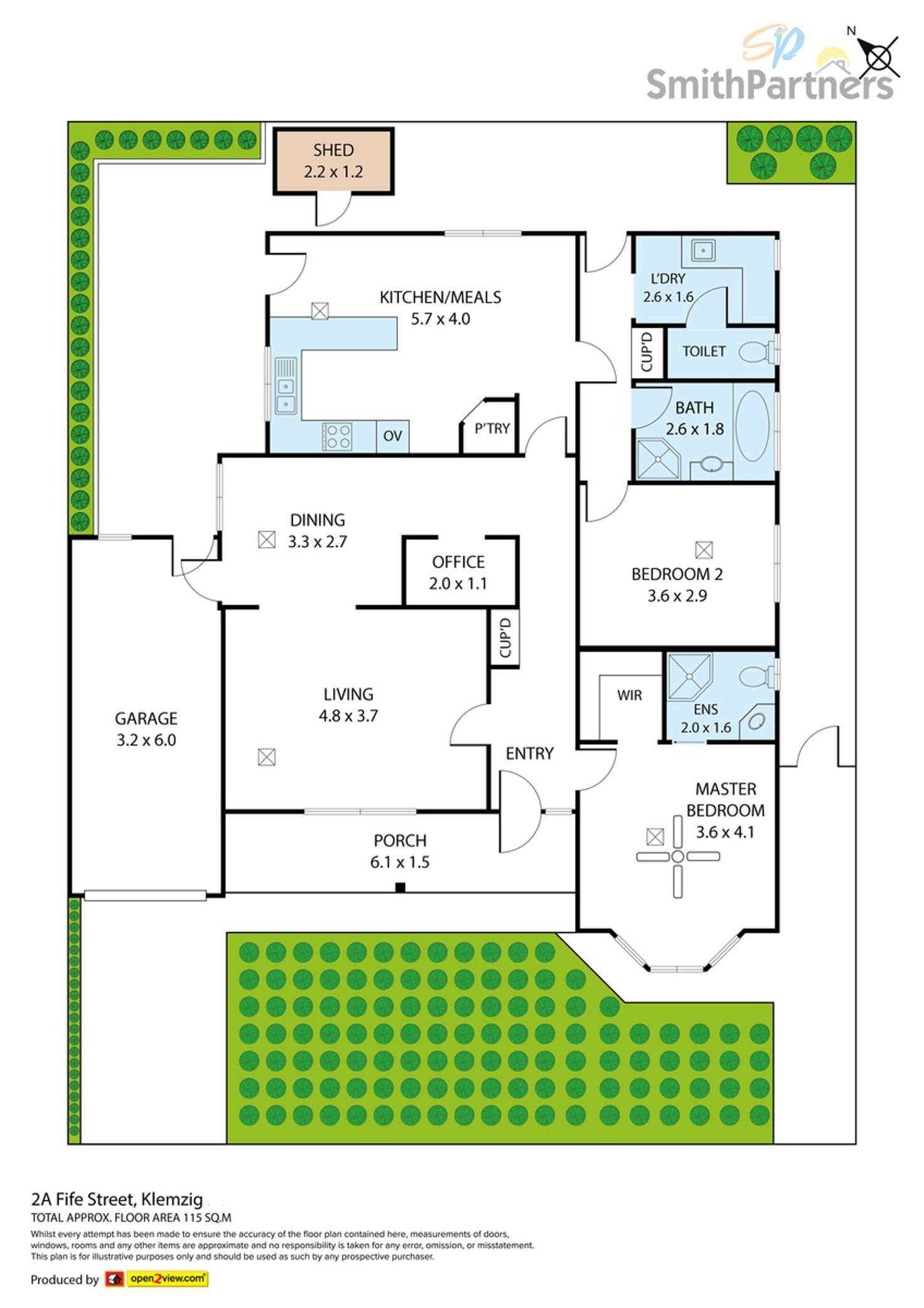 Floorplan of Homely house listing, 2A Fife Street, Klemzig SA 5087