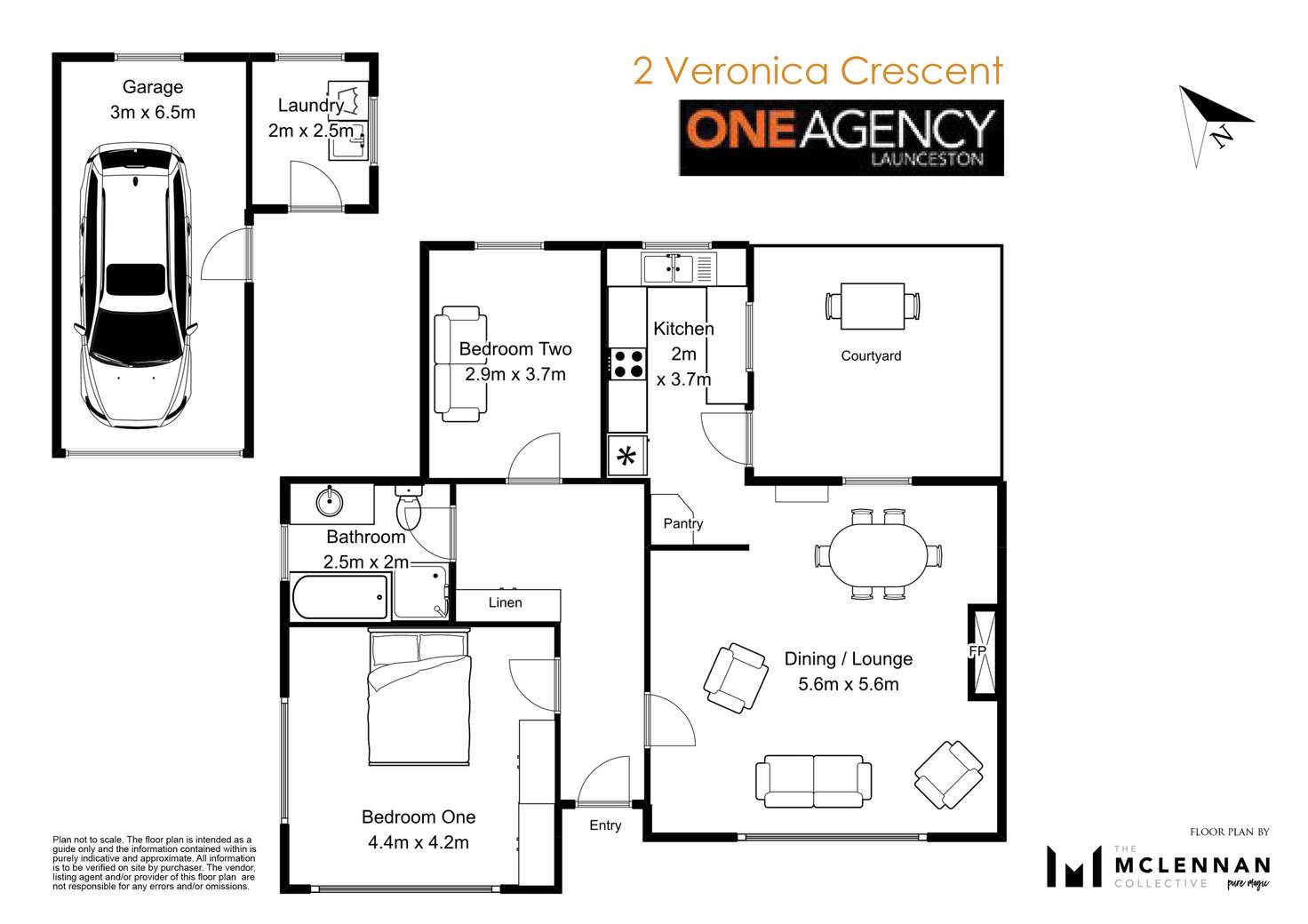 Floorplan of Homely house listing, 2 Veronica Crescent, Norwood TAS 7250