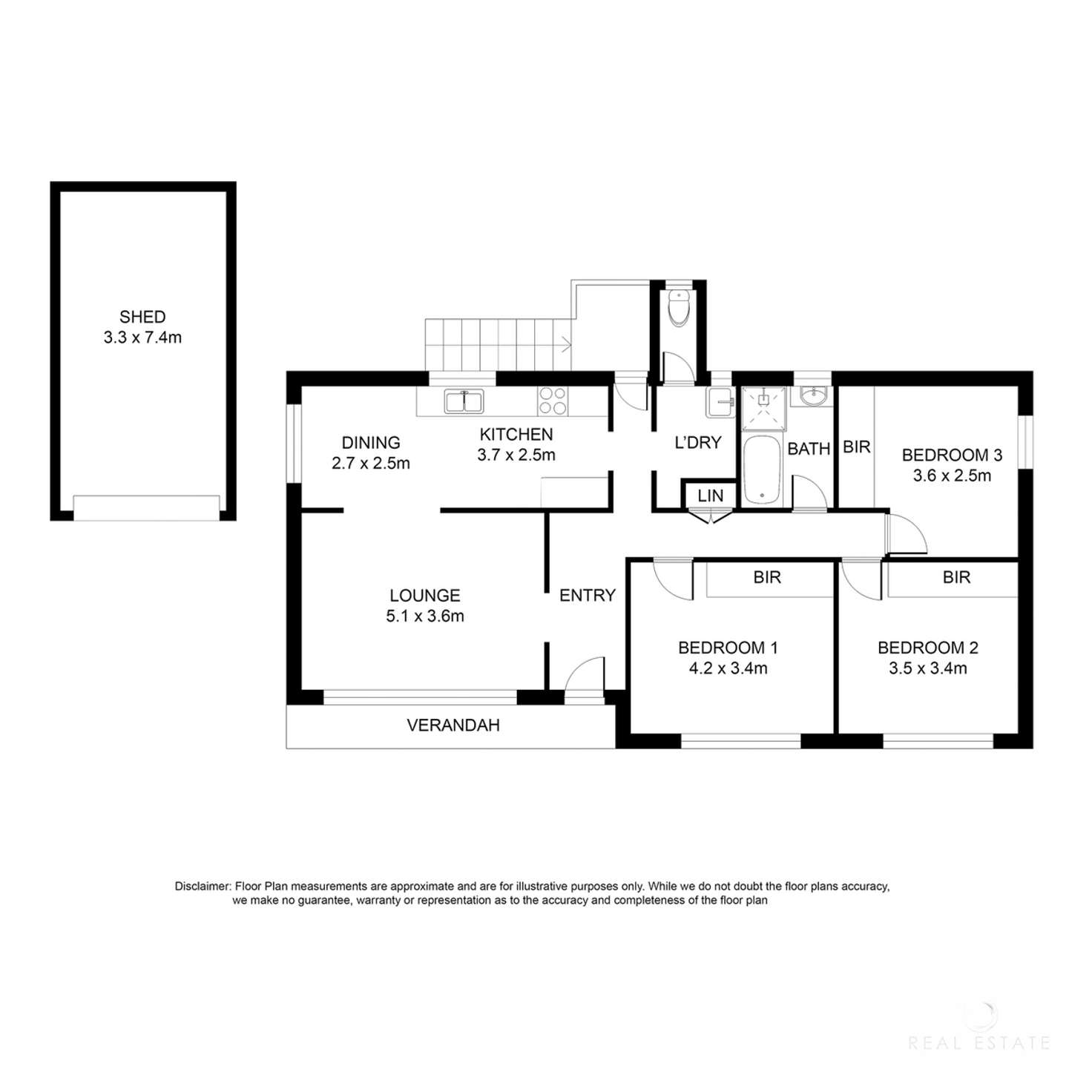 Floorplan of Homely house listing, 8 Creek Street, Mount Gambier SA 5290
