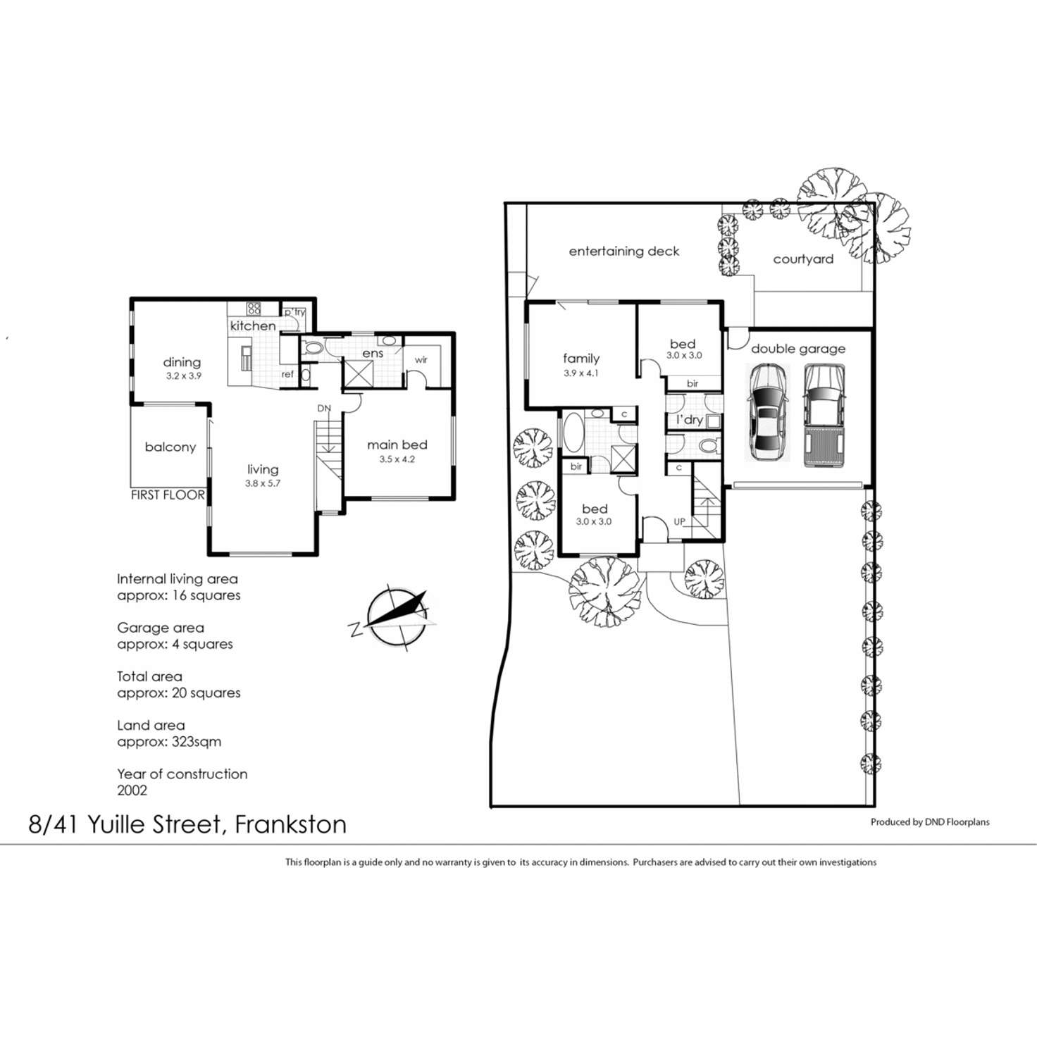 Floorplan of Homely unit listing, 8/41 Yuille Street, Frankston VIC 3199
