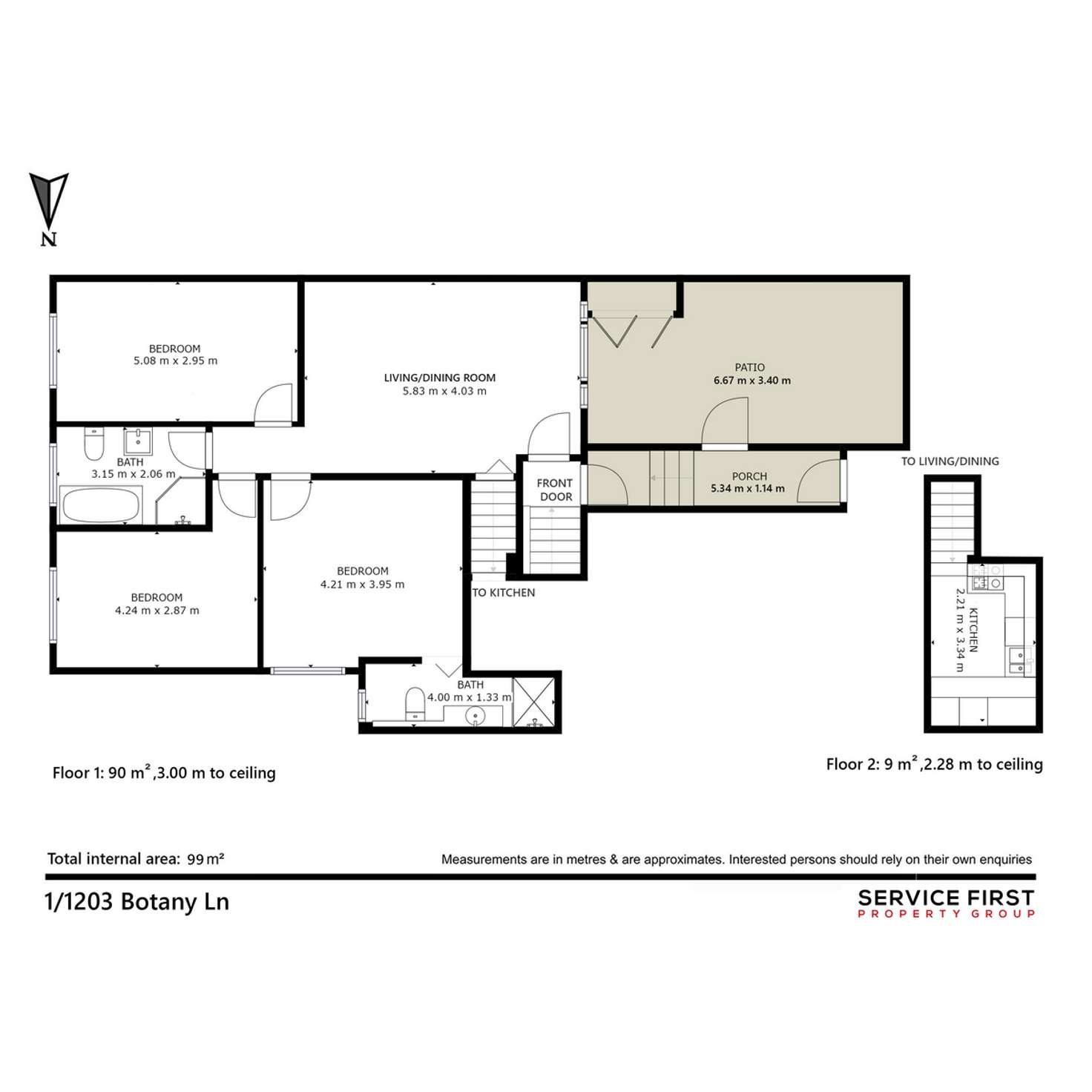 Floorplan of Homely apartment listing, 1/1203 Botany Lane, Mascot NSW 2020