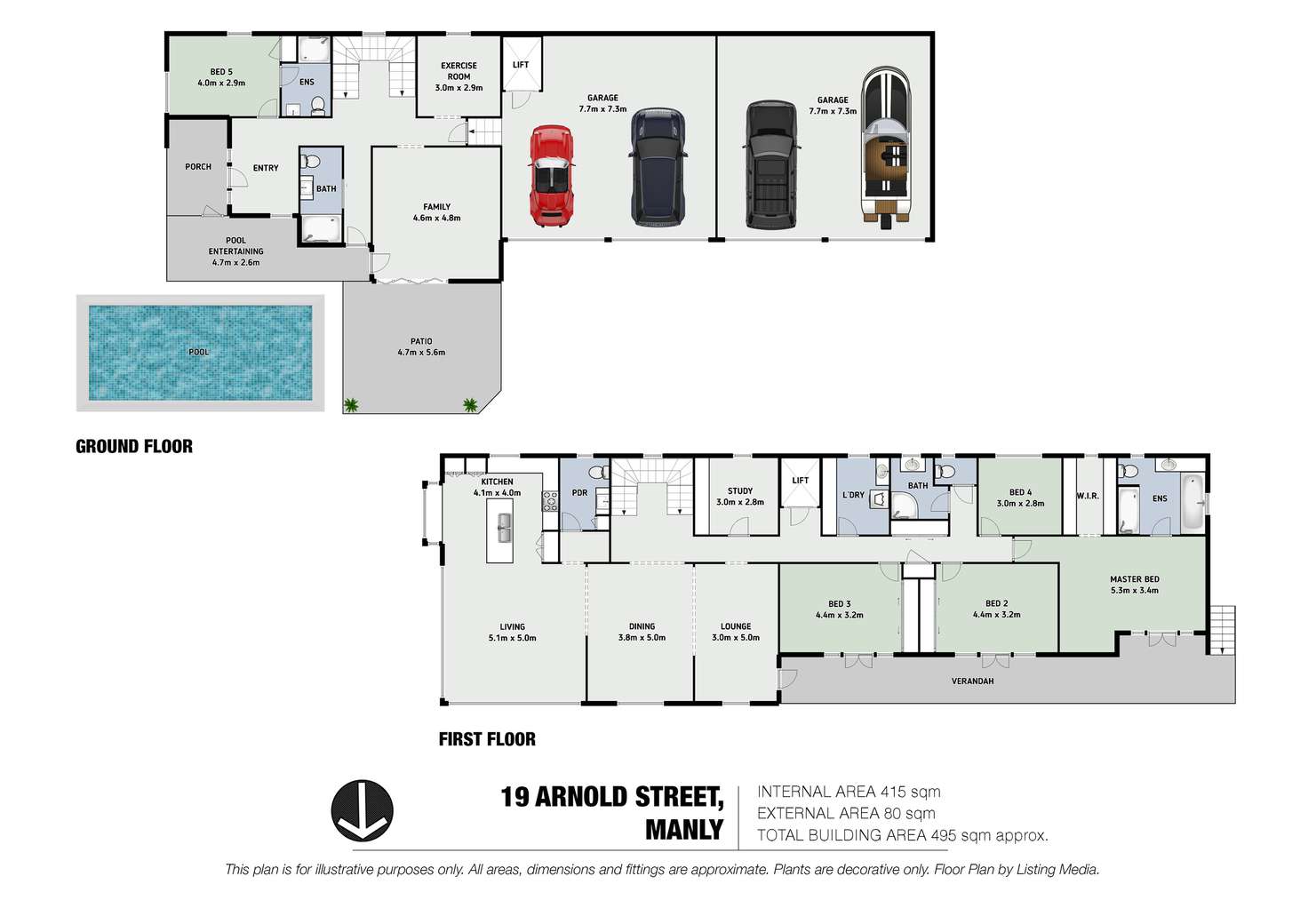 Floorplan of Homely house listing, 19 Arnold Street, Manly QLD 4179