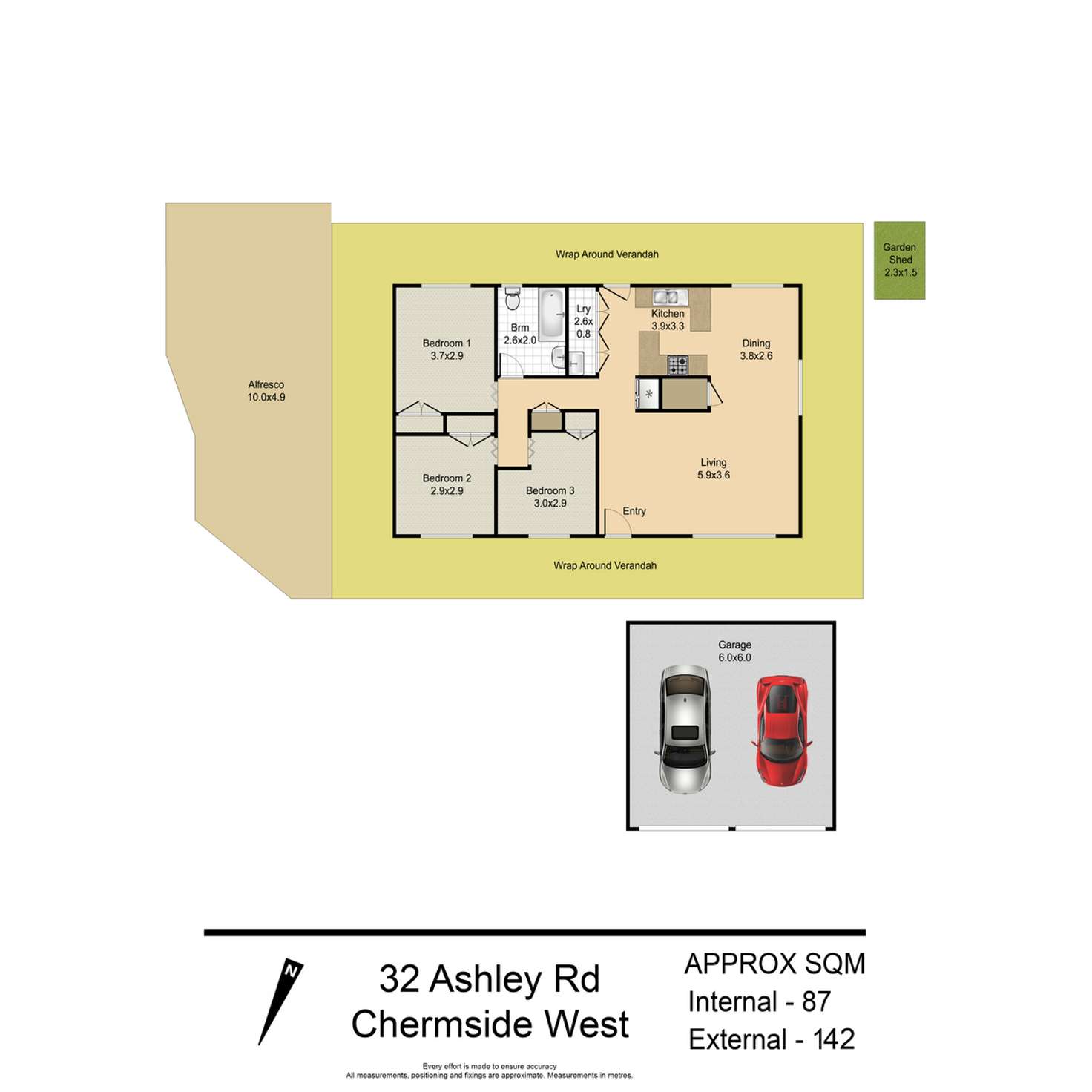 Floorplan of Homely house listing, 32 Ashley Road, Chermside West QLD 4032
