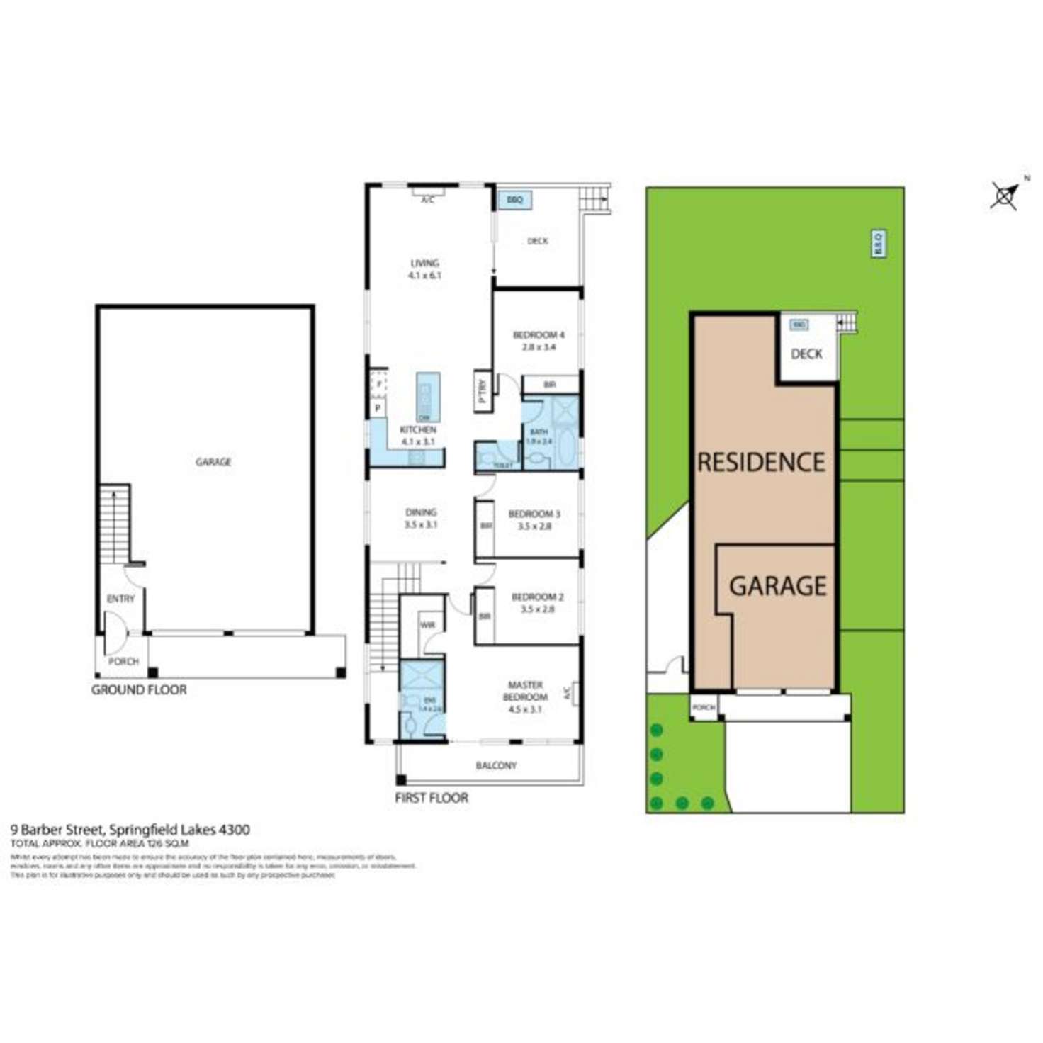 Floorplan of Homely house listing, 9 Barber Street, Springfield Lakes QLD 4300