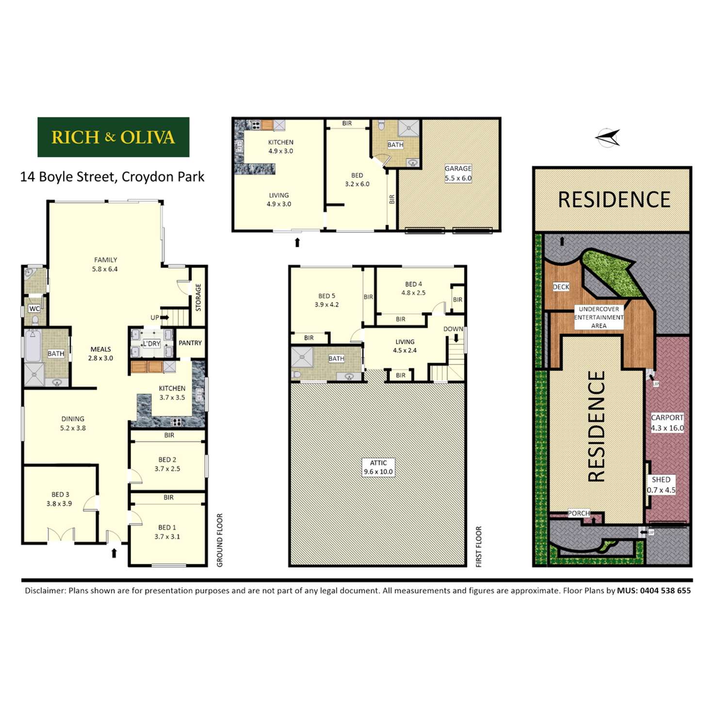 Floorplan of Homely house listing, 14 Boyle Street, Croydon Park NSW 2133