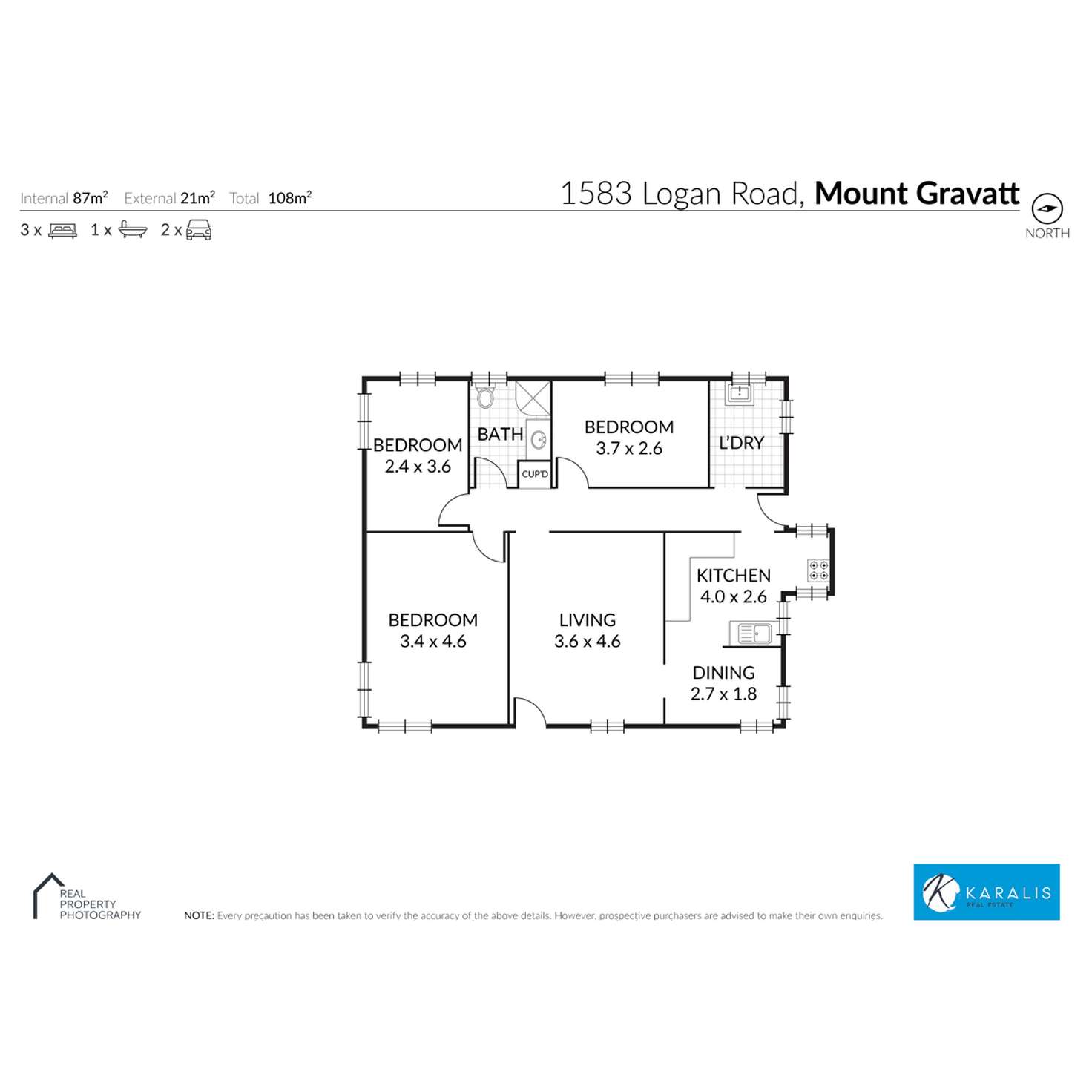 Floorplan of Homely house listing, 1583 Logan Road, Mount Gravatt QLD 4122